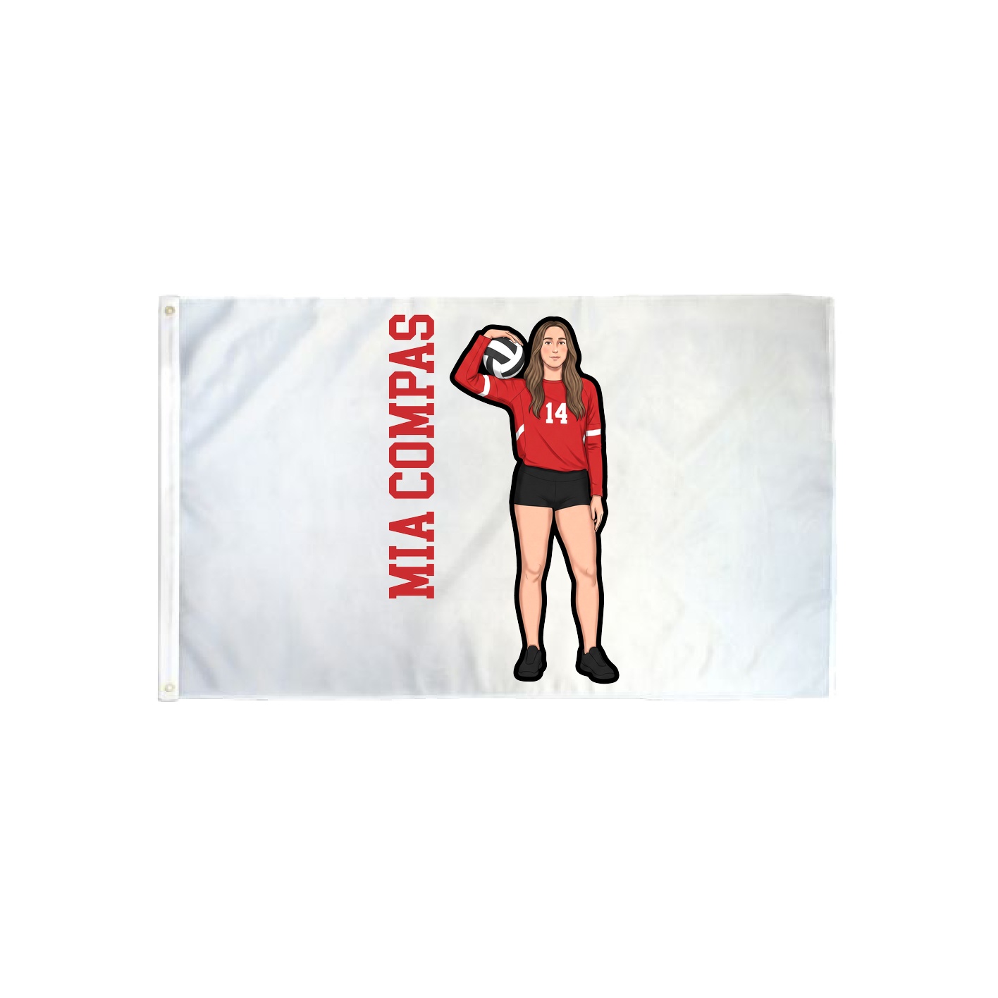 3x5 Flag — Name Vertical in Classic
