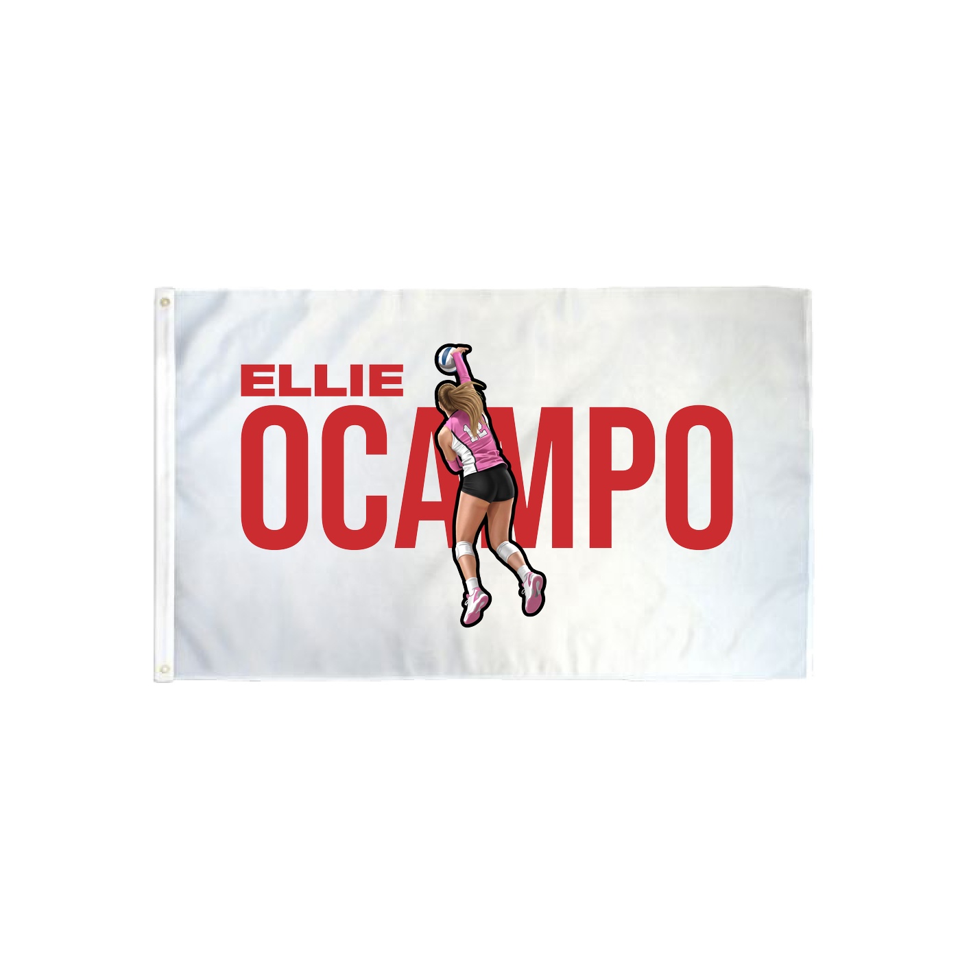 3x5 Flag — Player Name in Classic