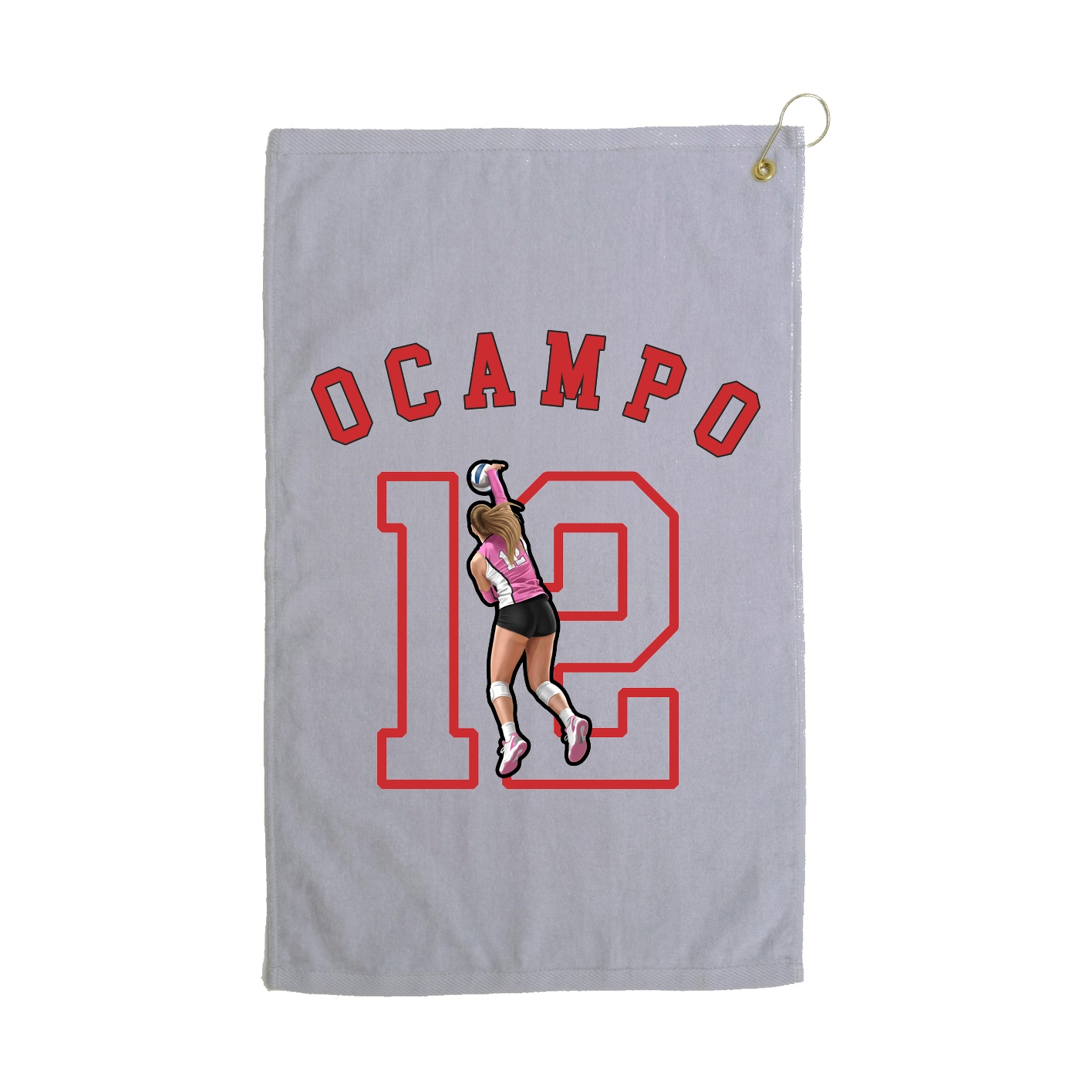 Golf Towel — Shirsey Arch in Grey