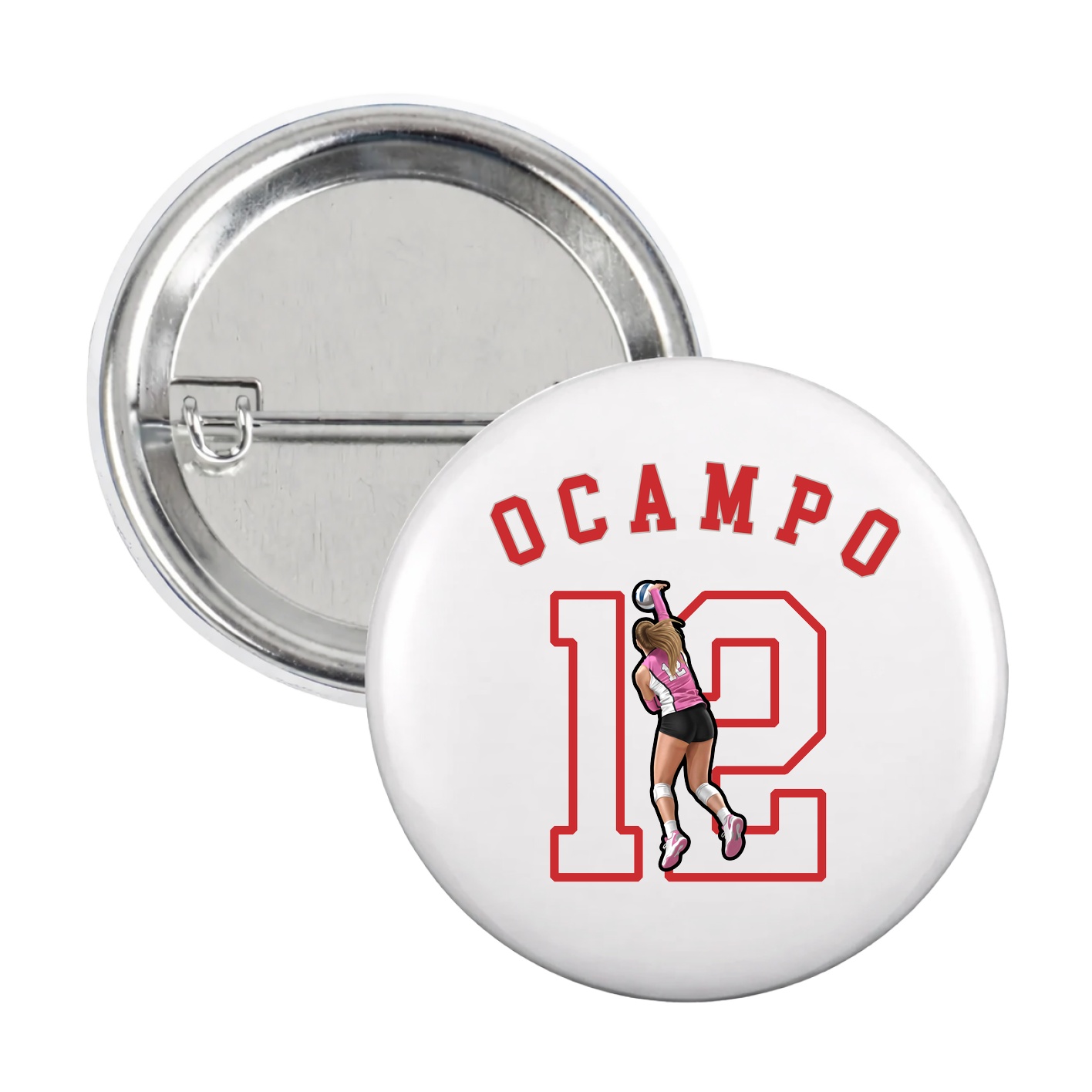 Game Day Button — Shirsey Arch in White