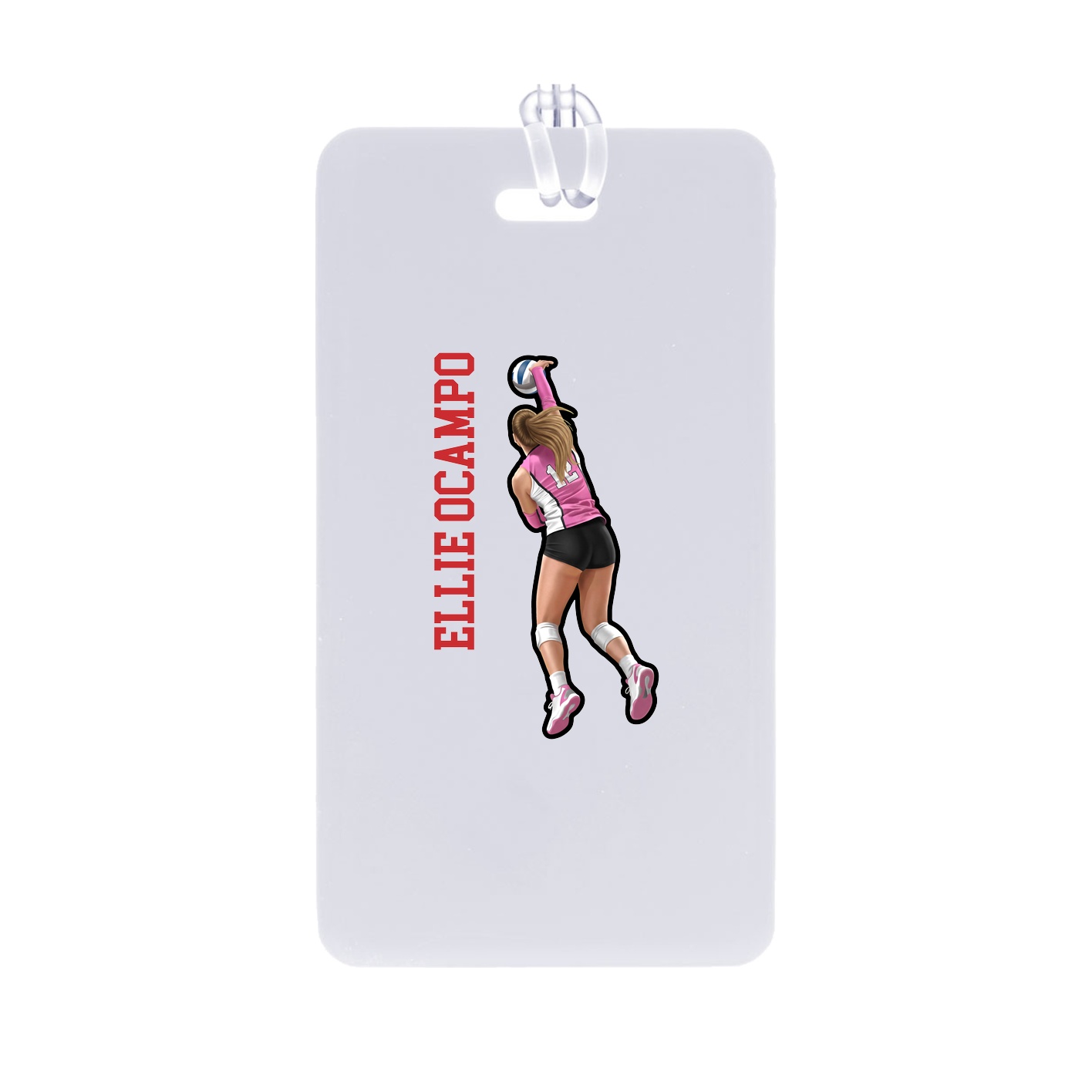 Bag Tag — Name Vertical in Classic