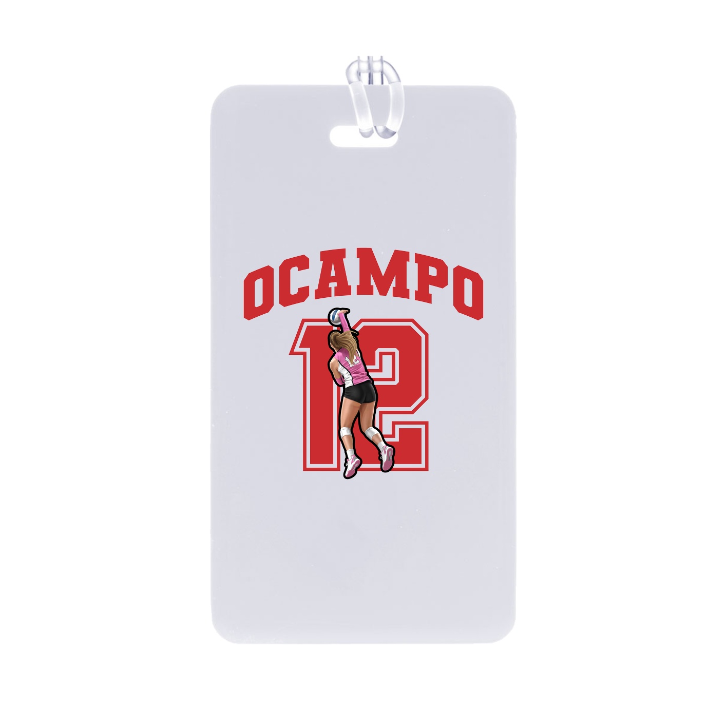 Bag Tag — Number in Classic