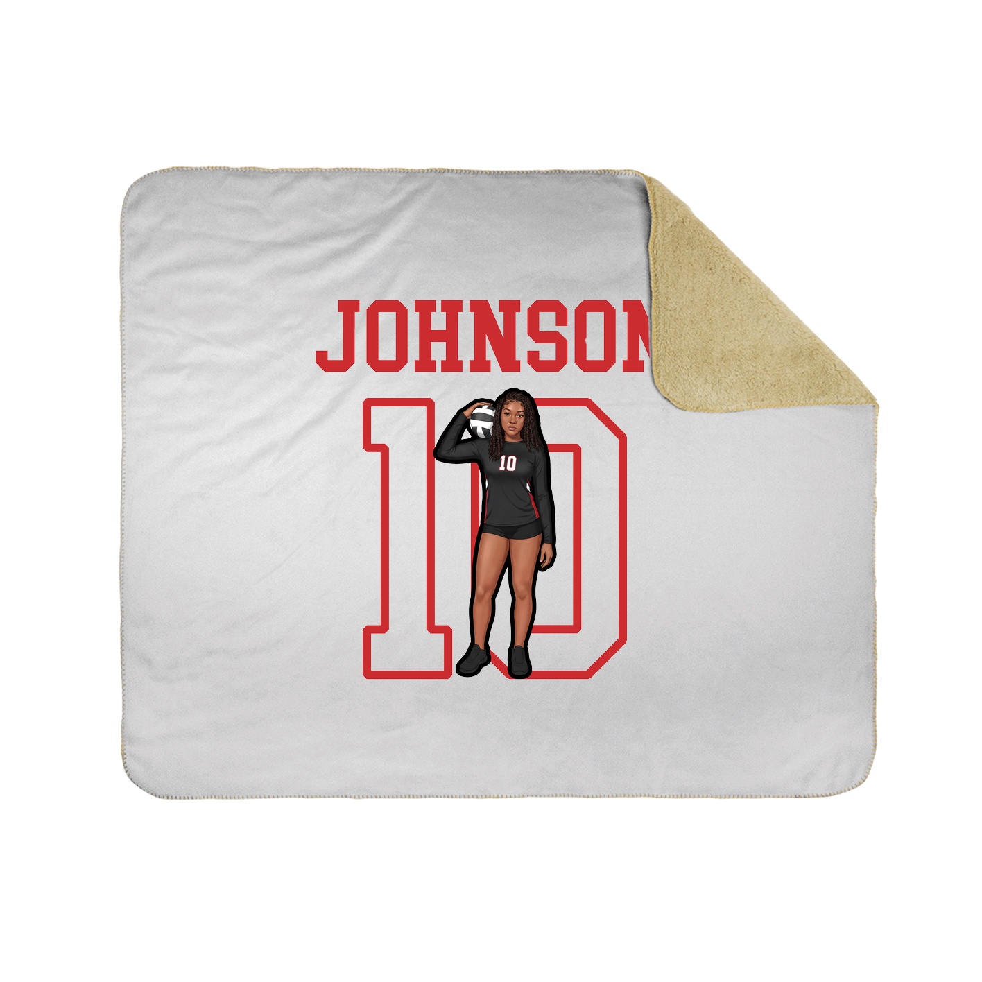 Throw Blanket — Shirsey in White