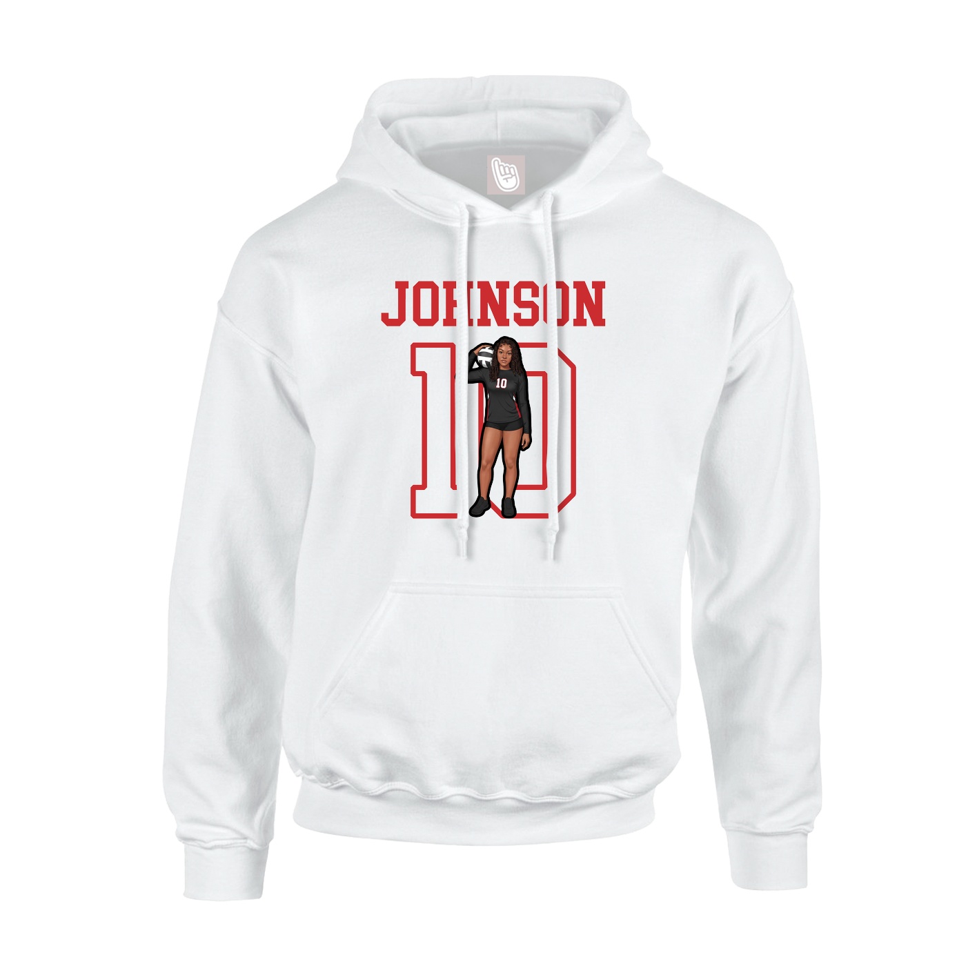 Youth Hoodie — Shirsey in White