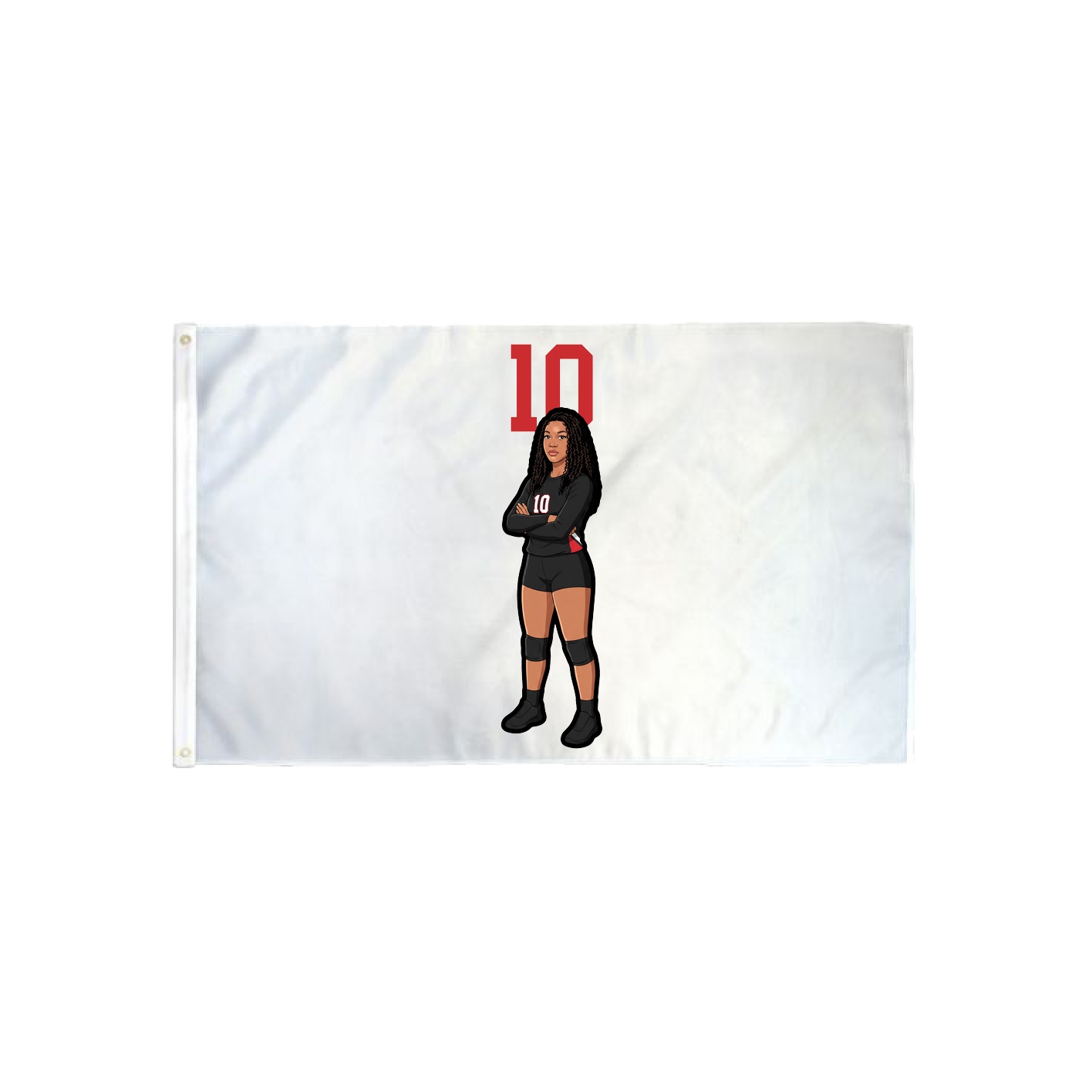 3x5 Flag — Number Top in Classic