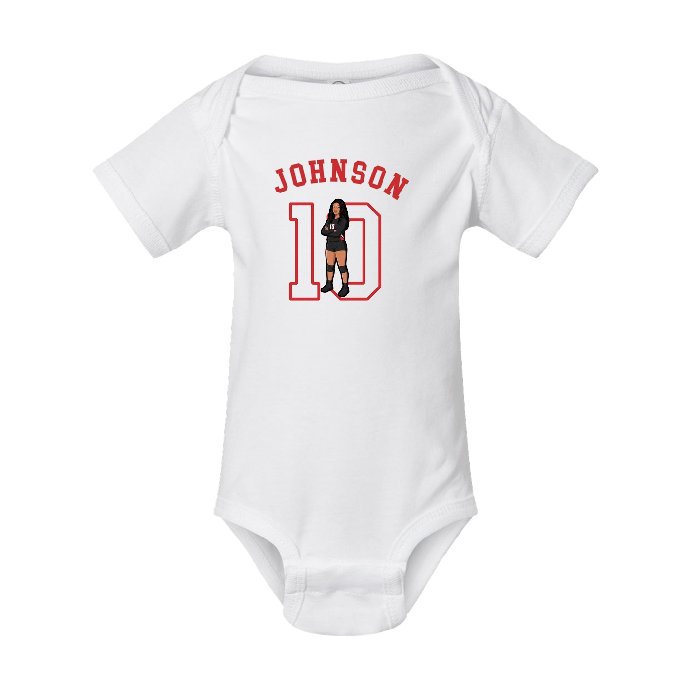 Baby Onesie — Shirsey Arch in White