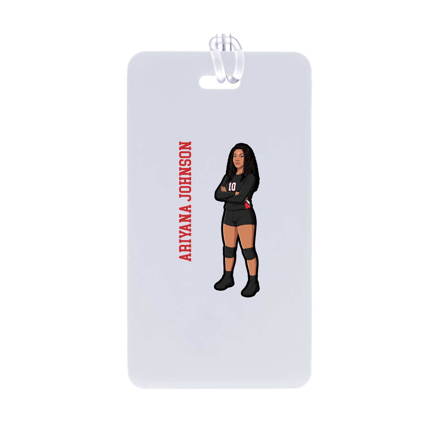 Bag Tag — Name Vertical in Classic