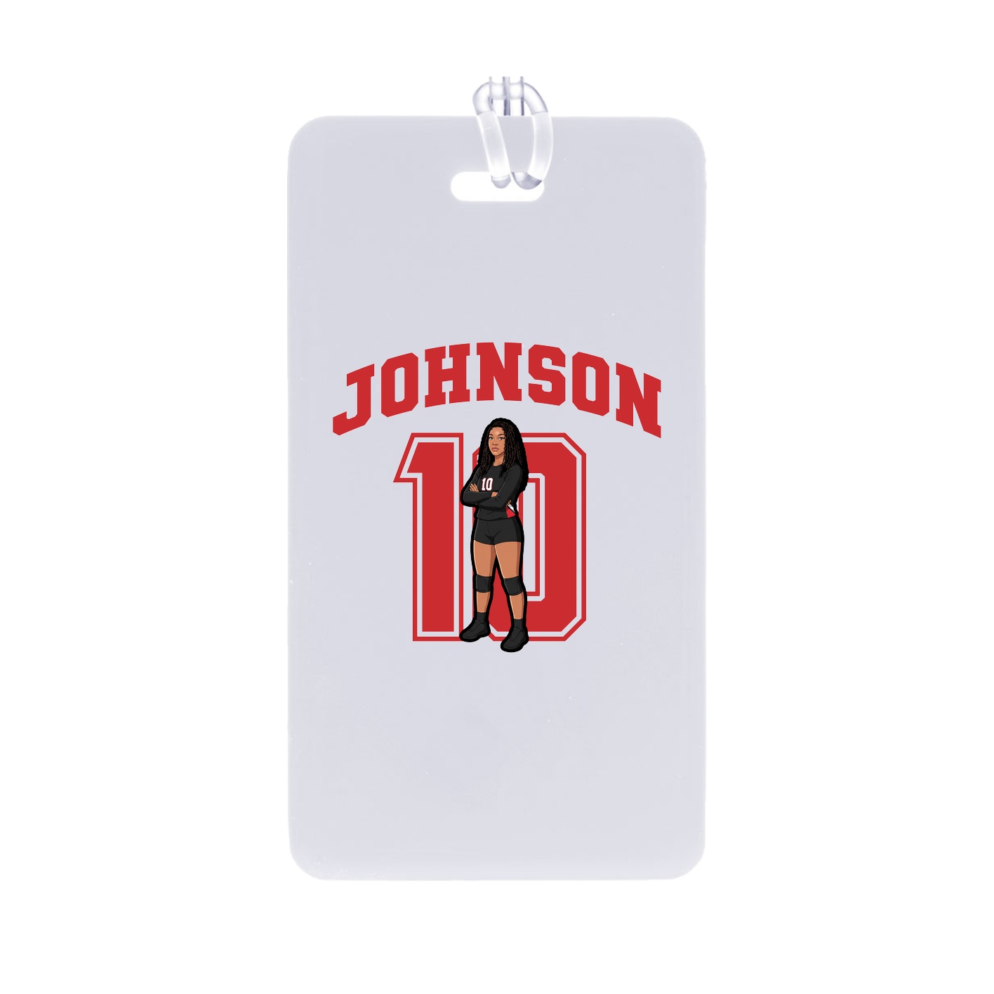 Bag Tag — Number in Classic