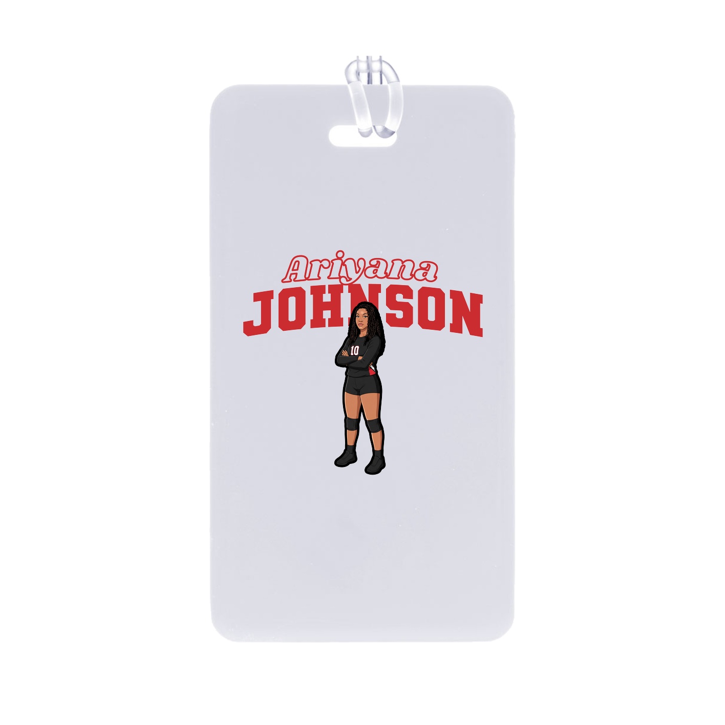Bag Tag — Name Arch in Classic