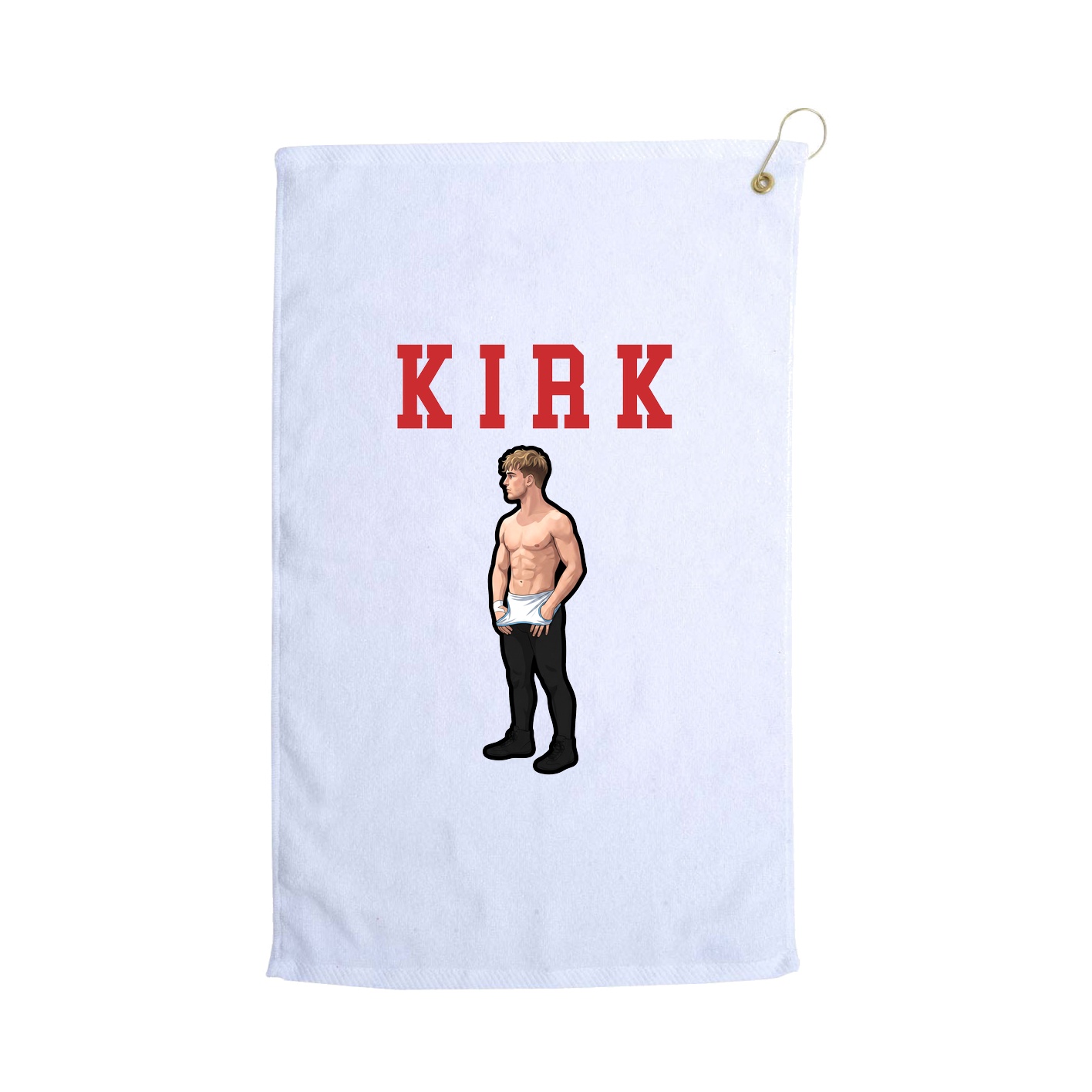Golf Towel — Shirsey in White