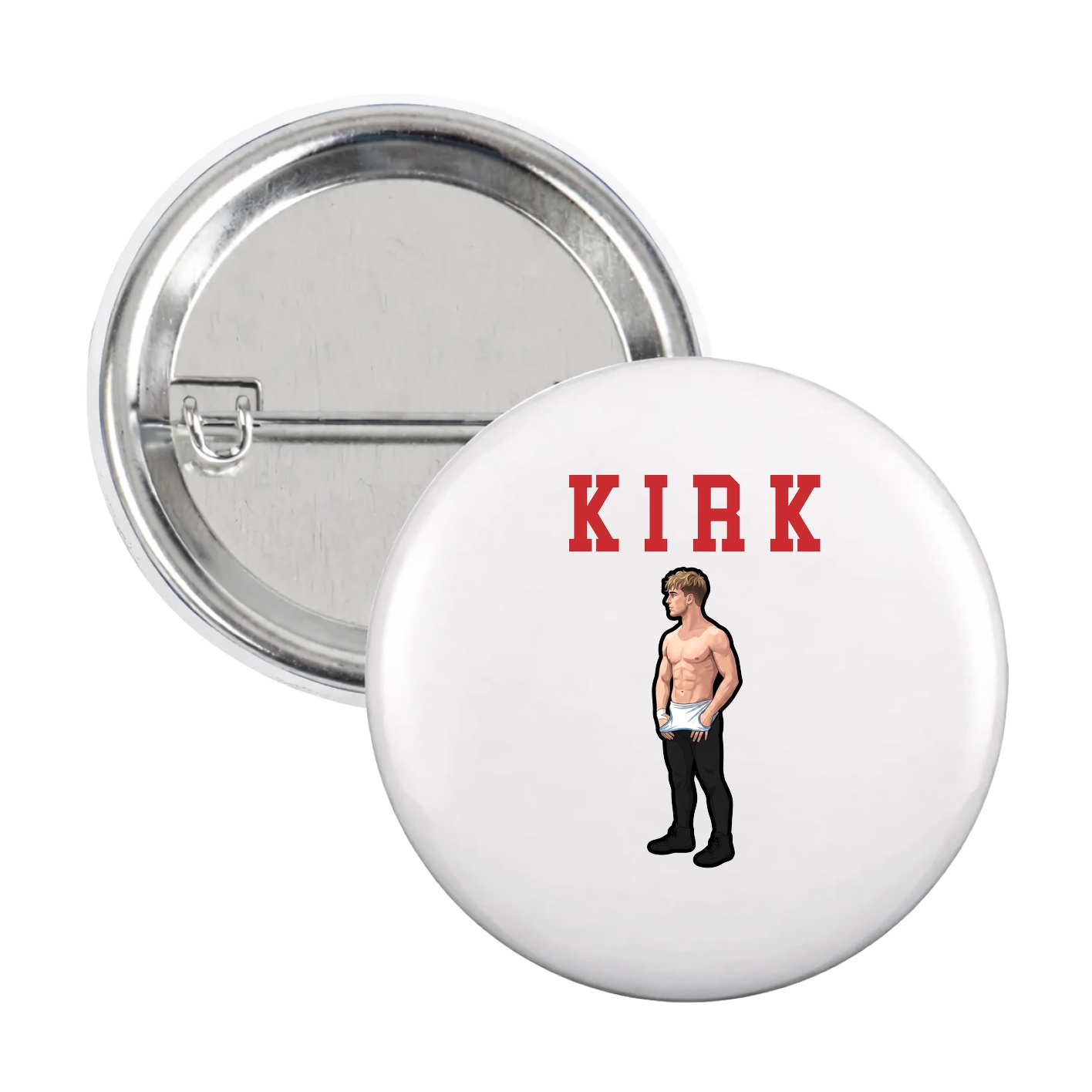 Game Day Button — Shirsey in White