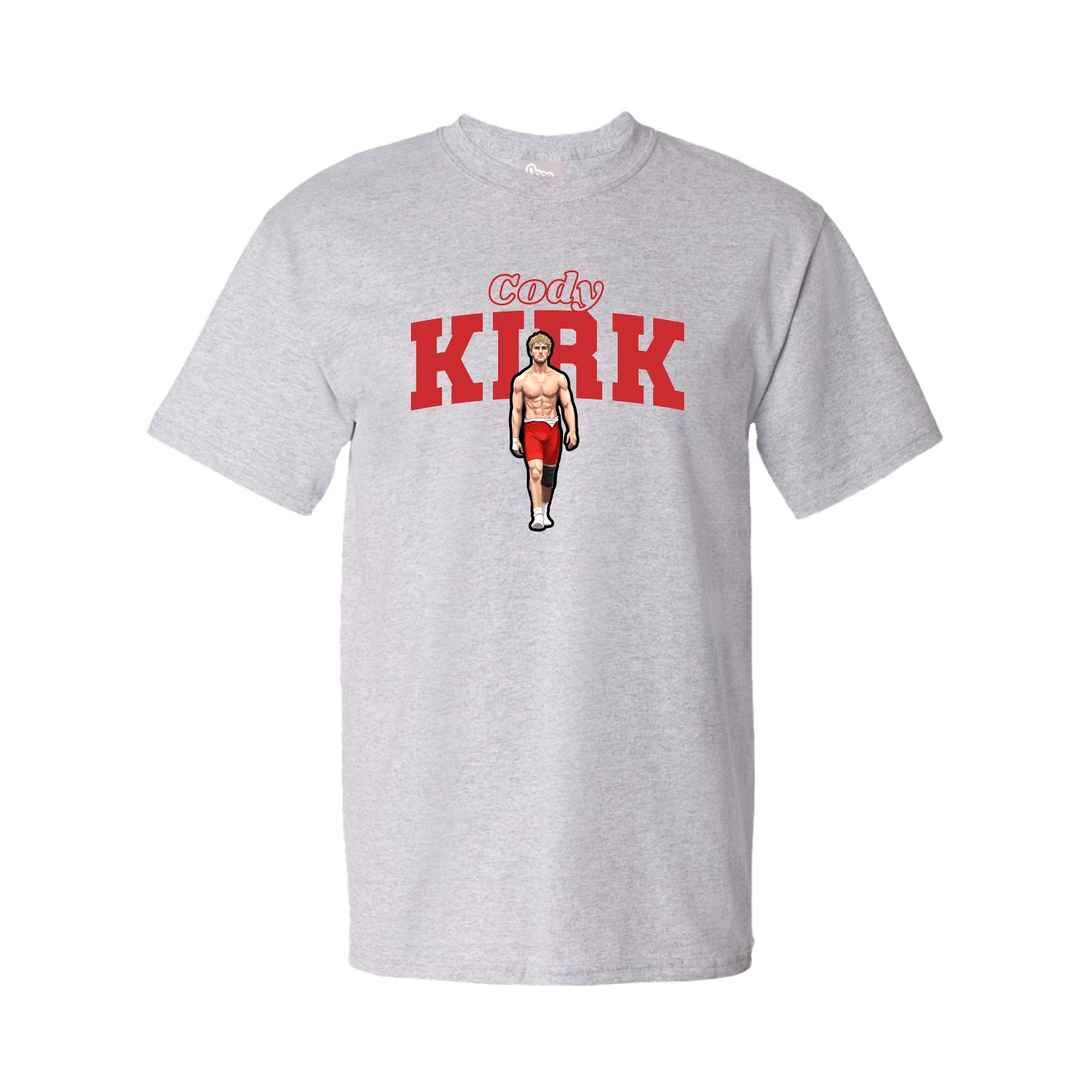 Tee — Name Arch in Grey