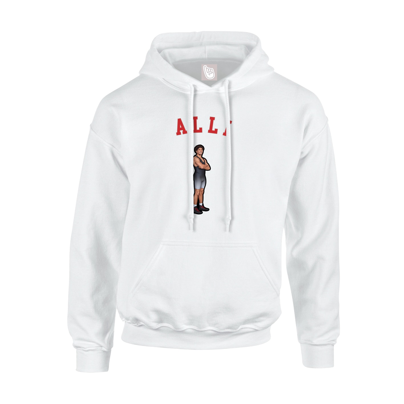 Hoodie — Shirsey Arch in White
