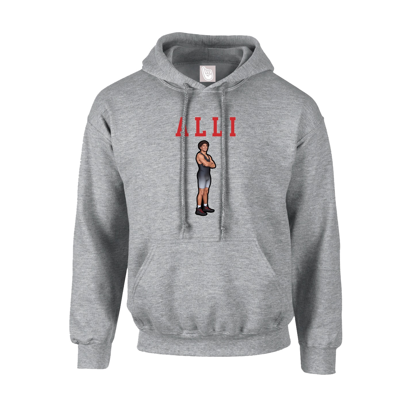 Hoodie — Shirsey in Grey