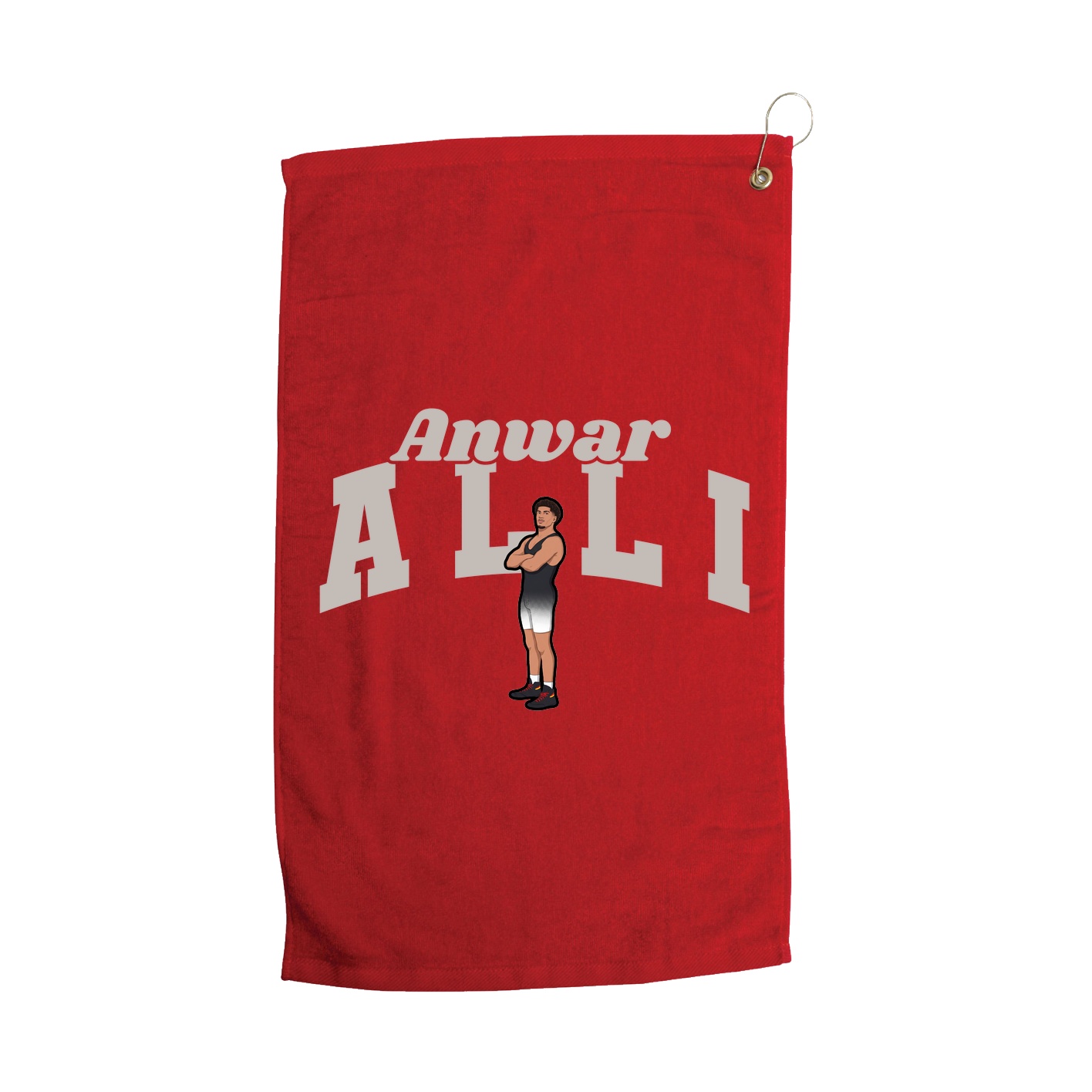 Golf Towel — Signature Arch in Red