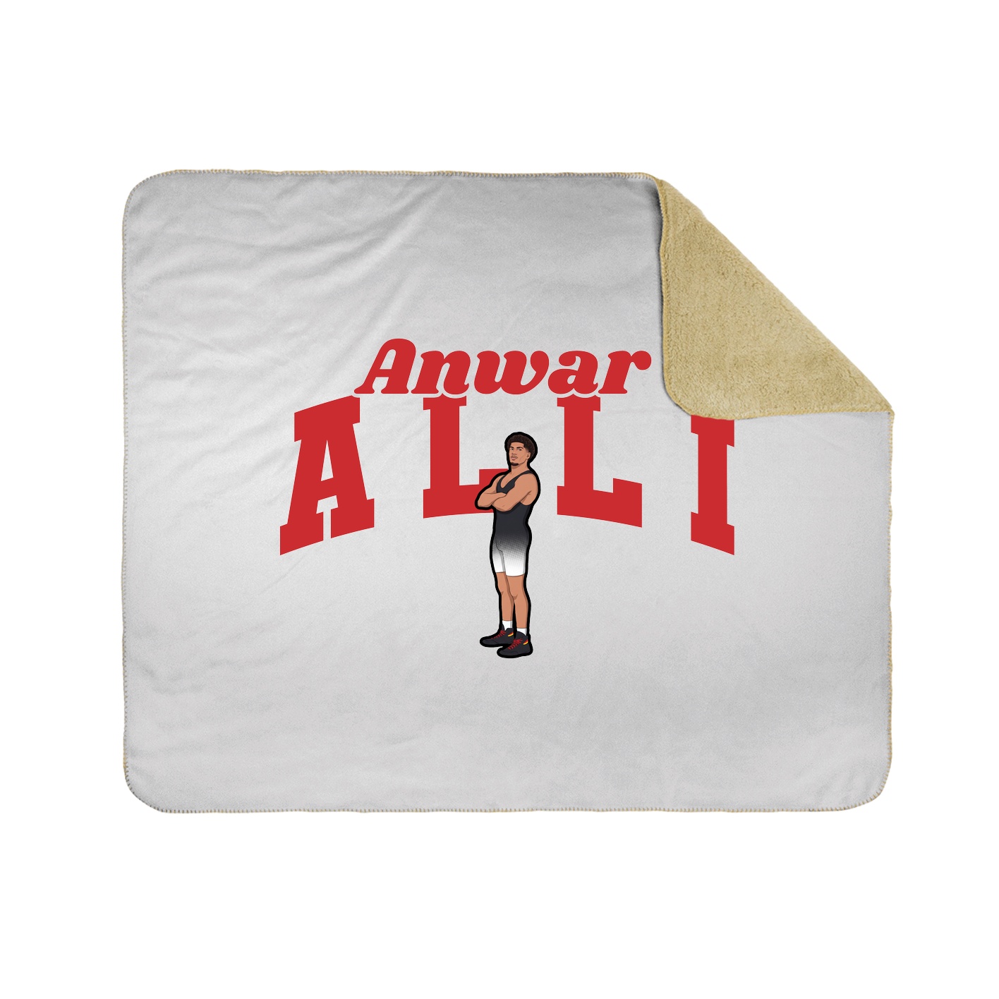 Throw Blanket — Signature Arch in White