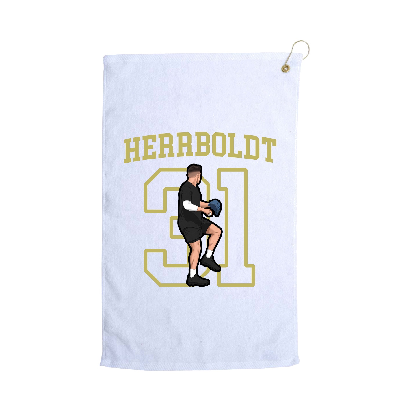 Golf Towel — Shirsey in White