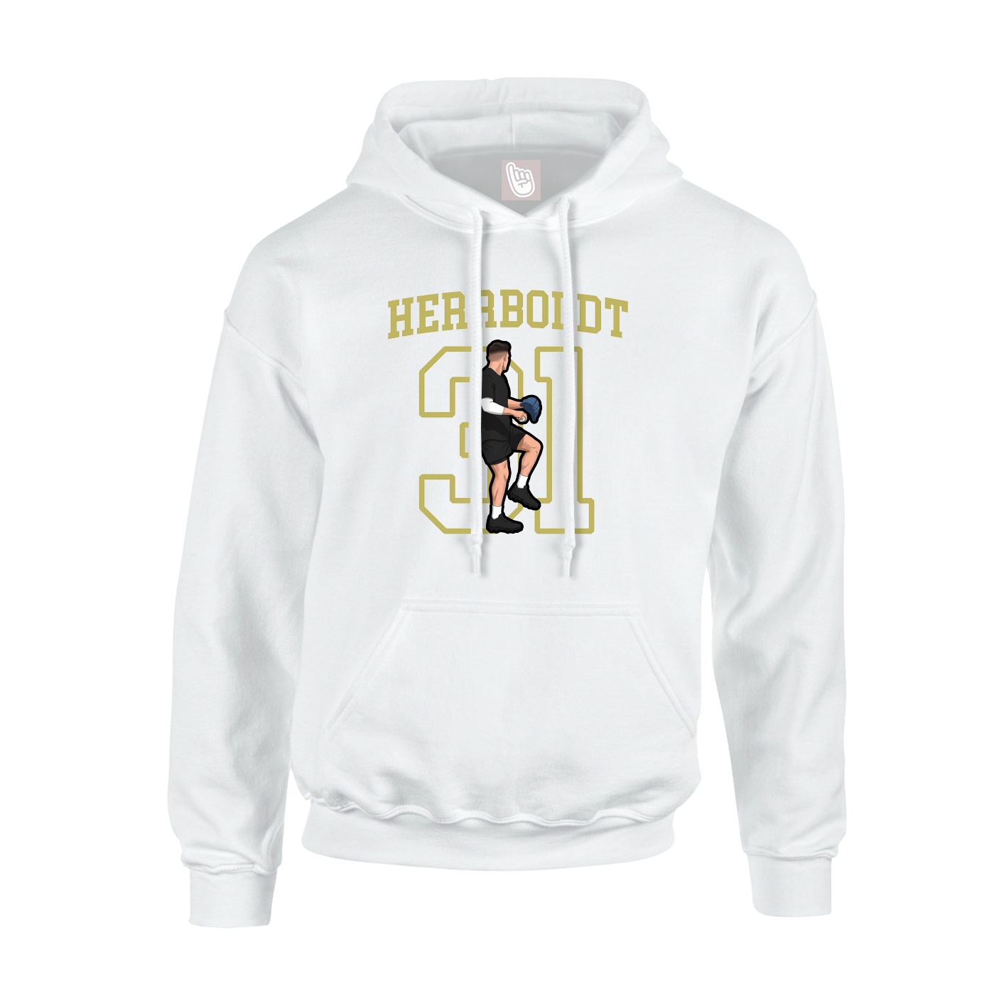 Youth Hoodie — Shirsey in White