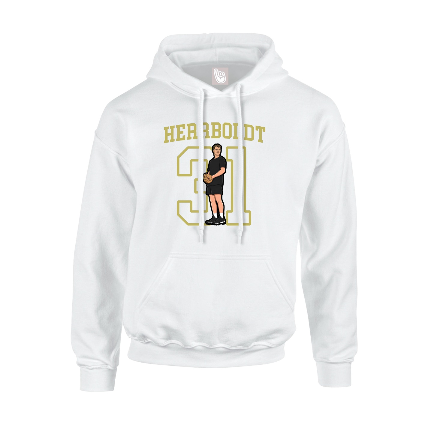 Hoodie — Shirsey in White