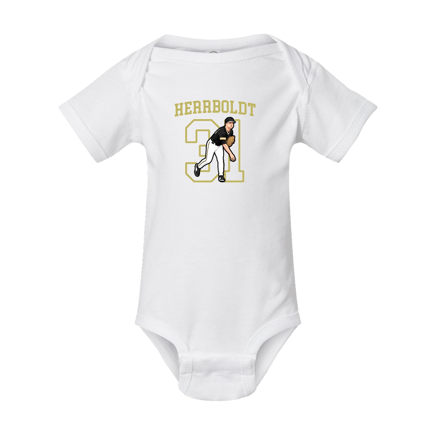 Baby Onesie — Shirsey in White