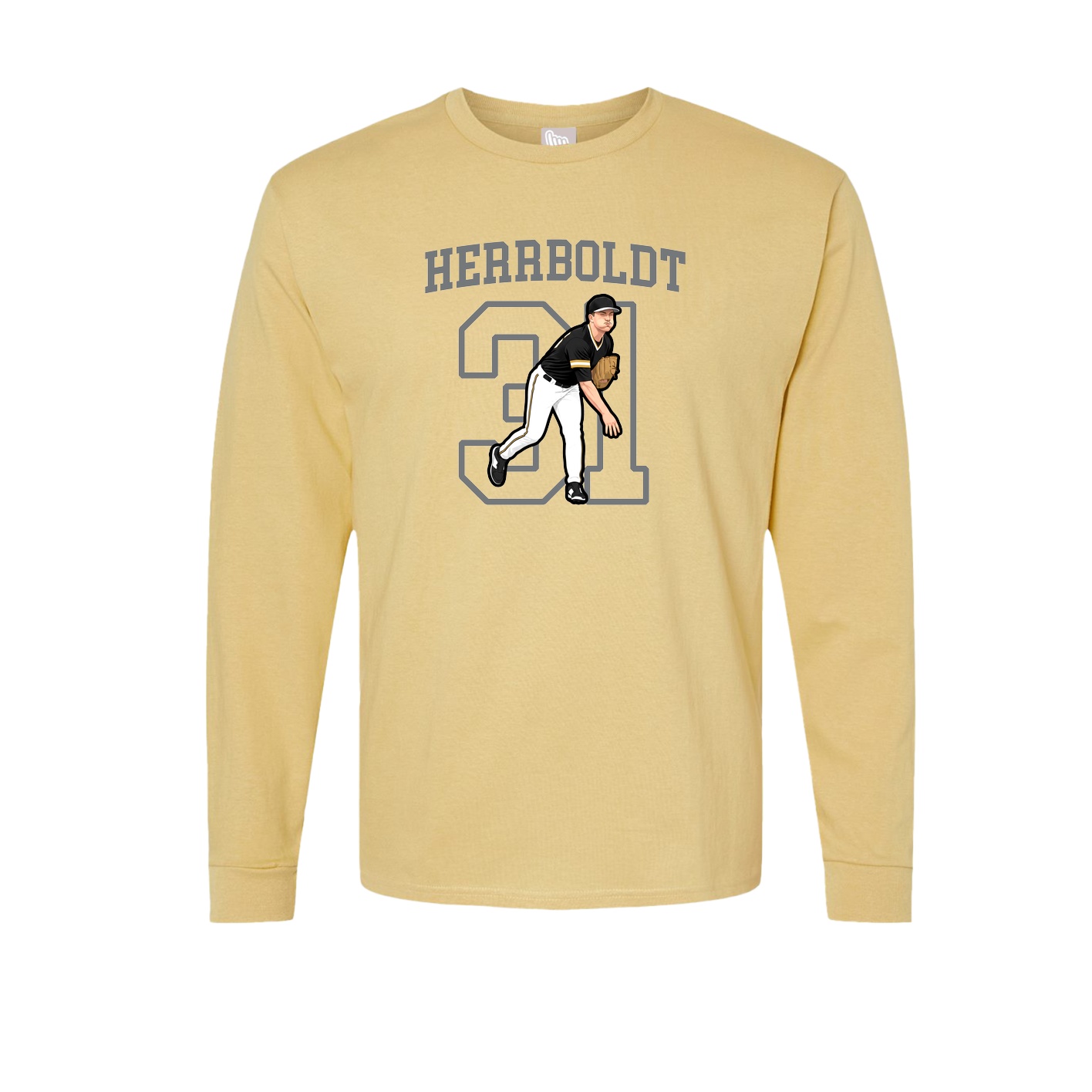 Long Sleeve Tee — Shirsey in Vegas Gold