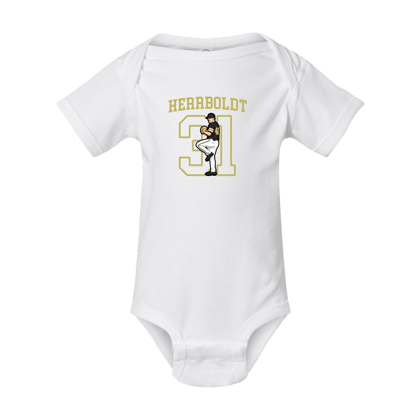 Baby Onesie — Shirsey in White