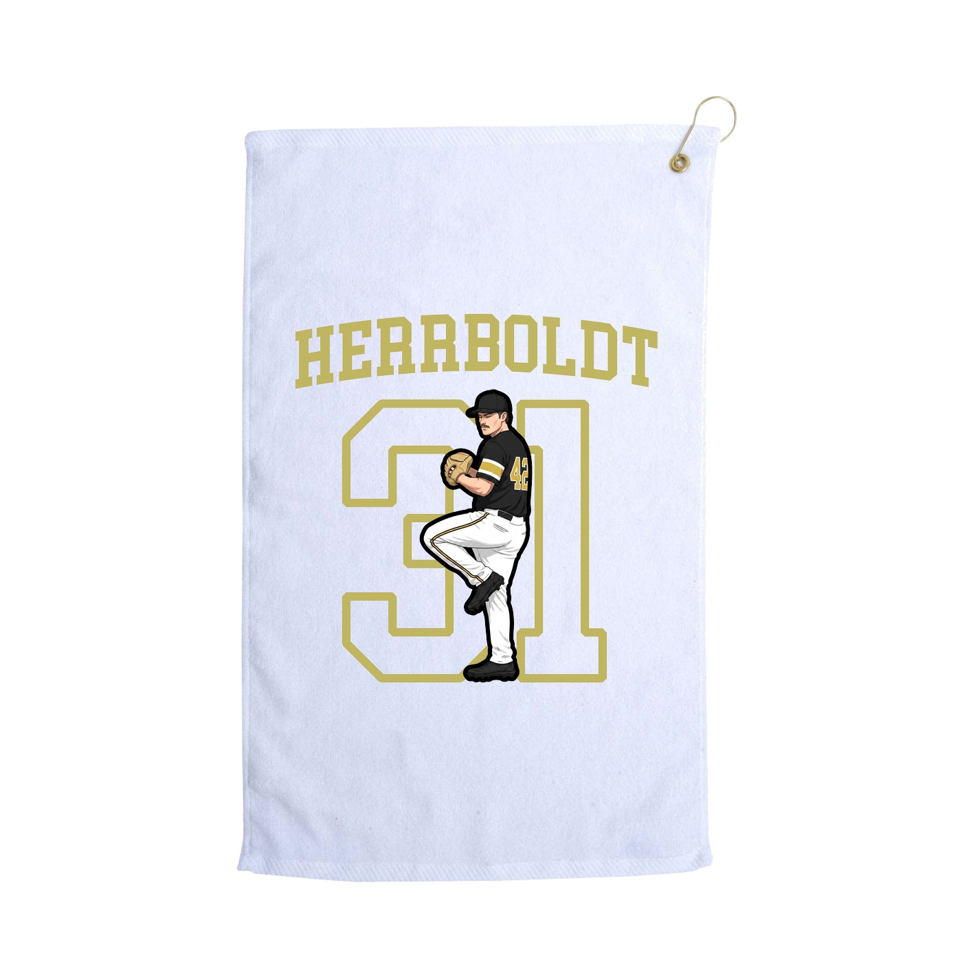 Golf Towel — Shirsey in White