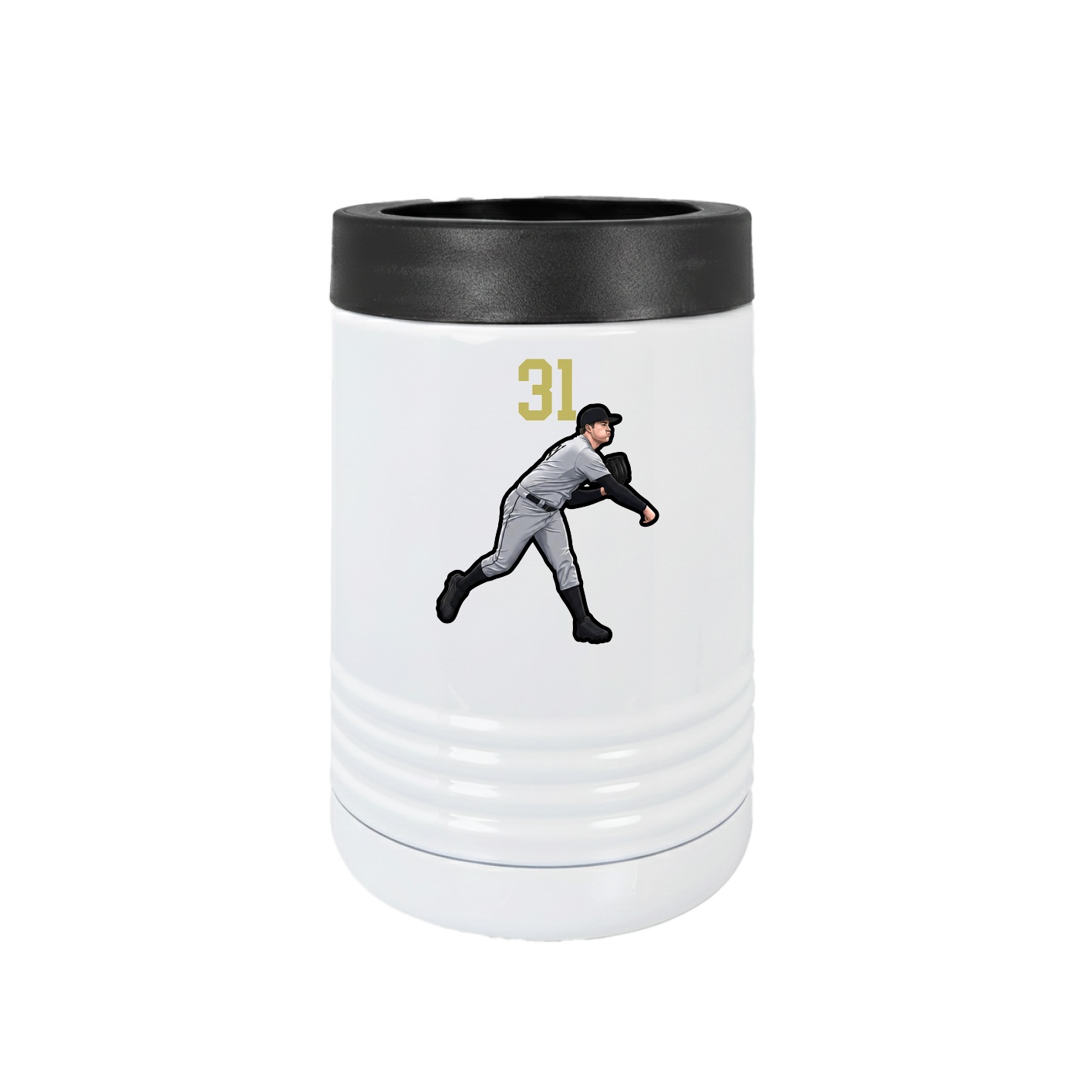 Beverage Holder — Number Top in White