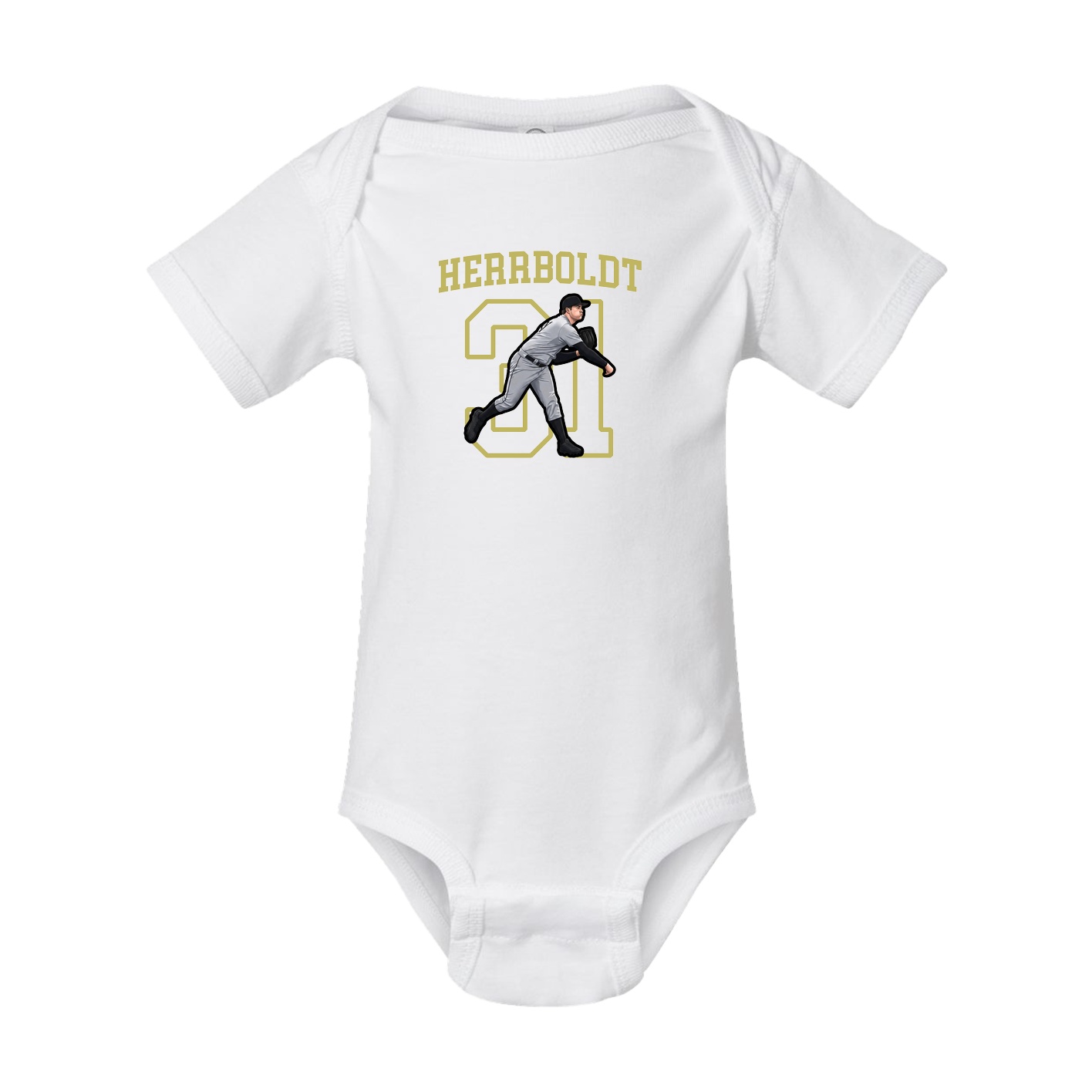Baby Onesie — Shirsey in White