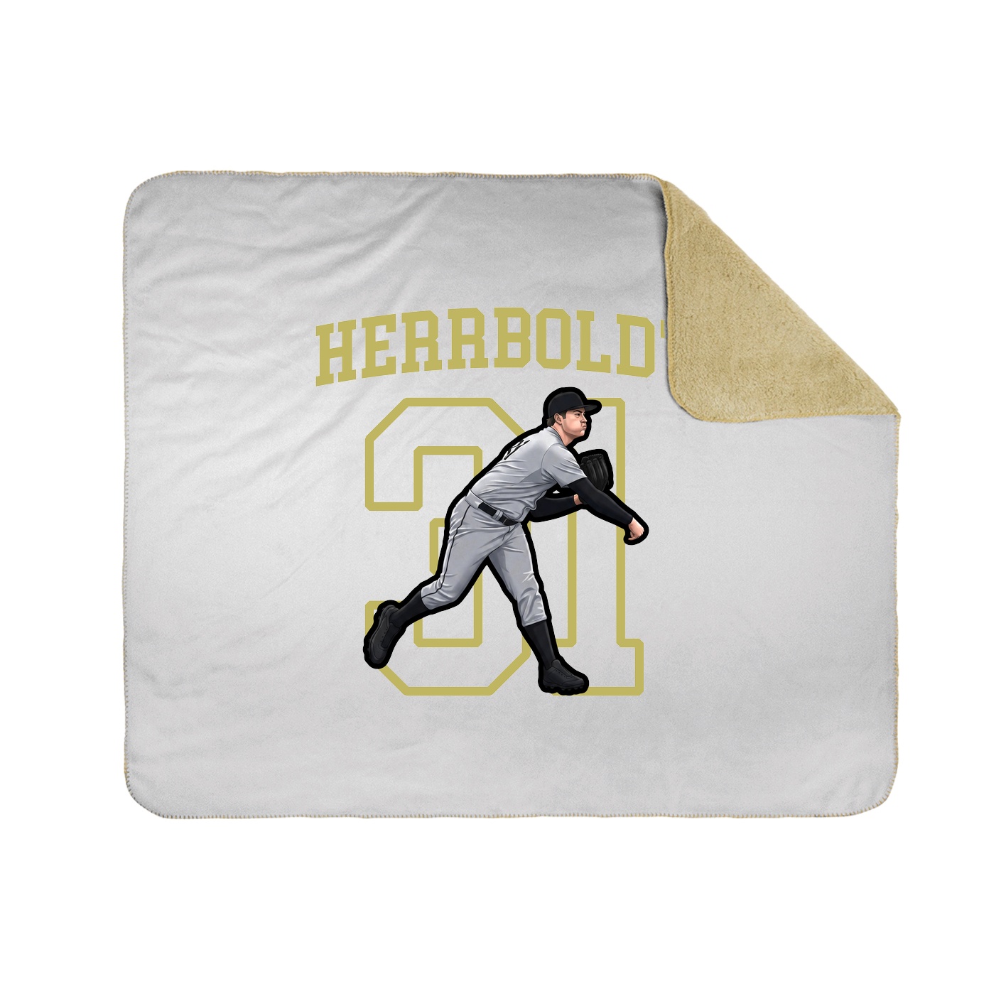 50x60 Sherpa Lined Throw Blanket