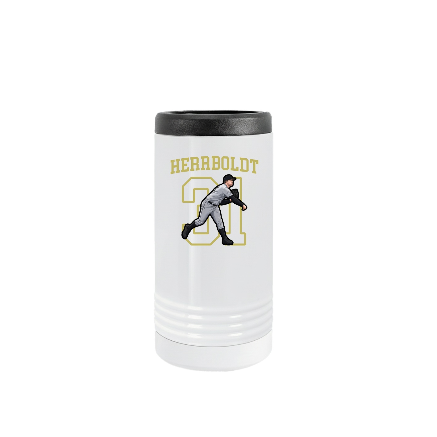 Slim Beverage Holder — Shirsey in White