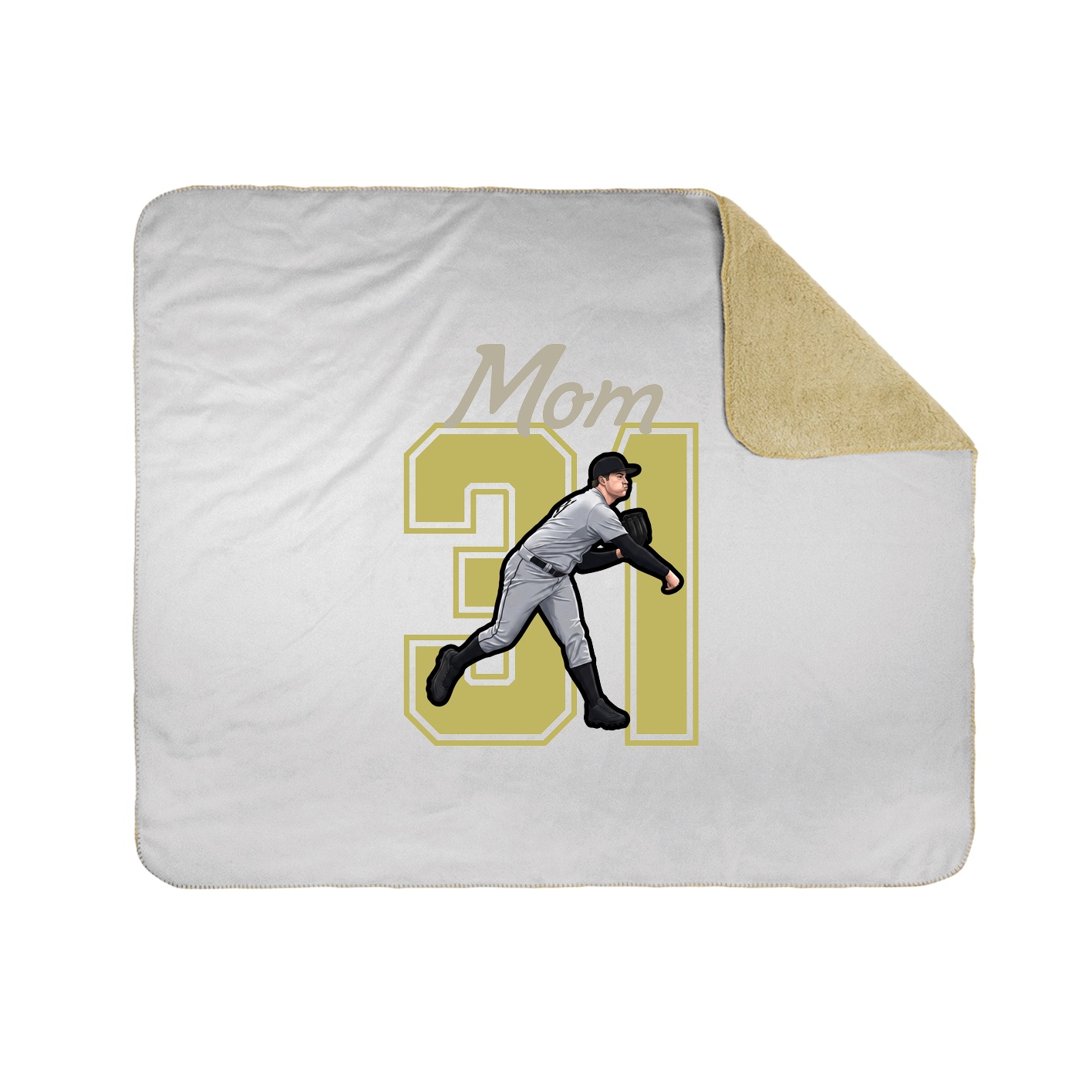 Throw Blanket — Mothers Day Shirsey in White