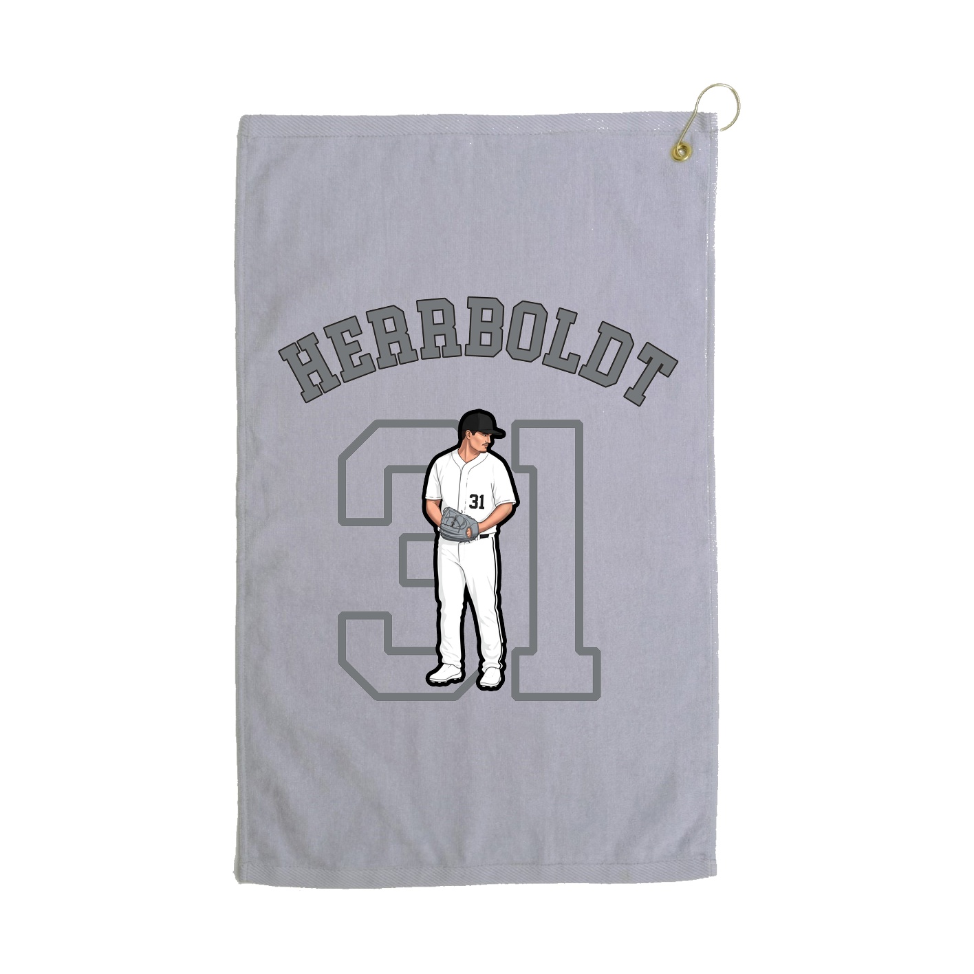 Golf Towel — Shirsey Arch in Grey