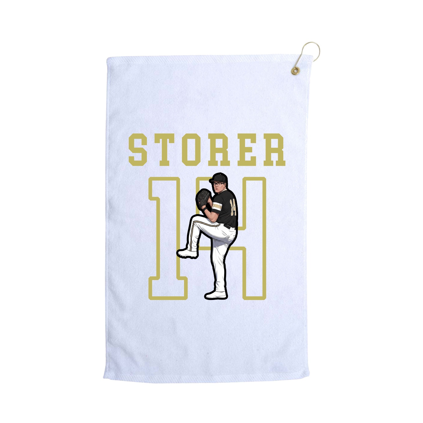 Golf Towel — Shirsey in White