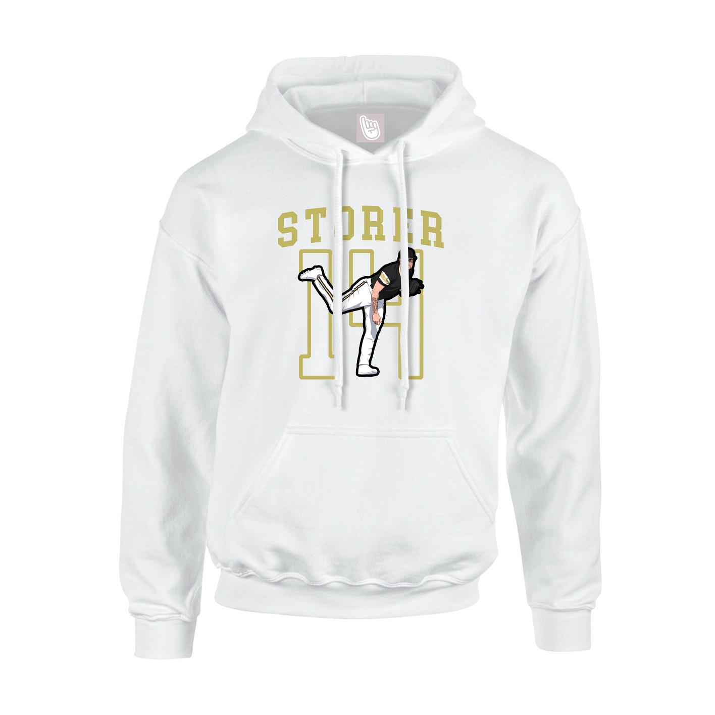 Youth Hoodie — Shirsey in White