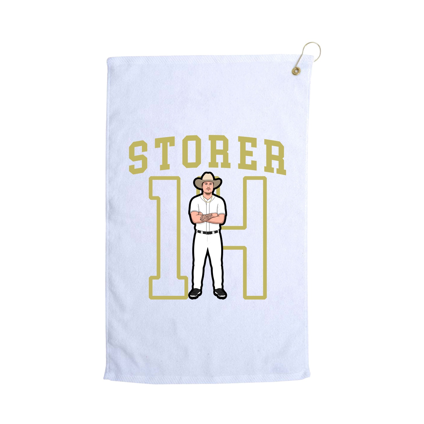 Golf Towel — Shirsey in White