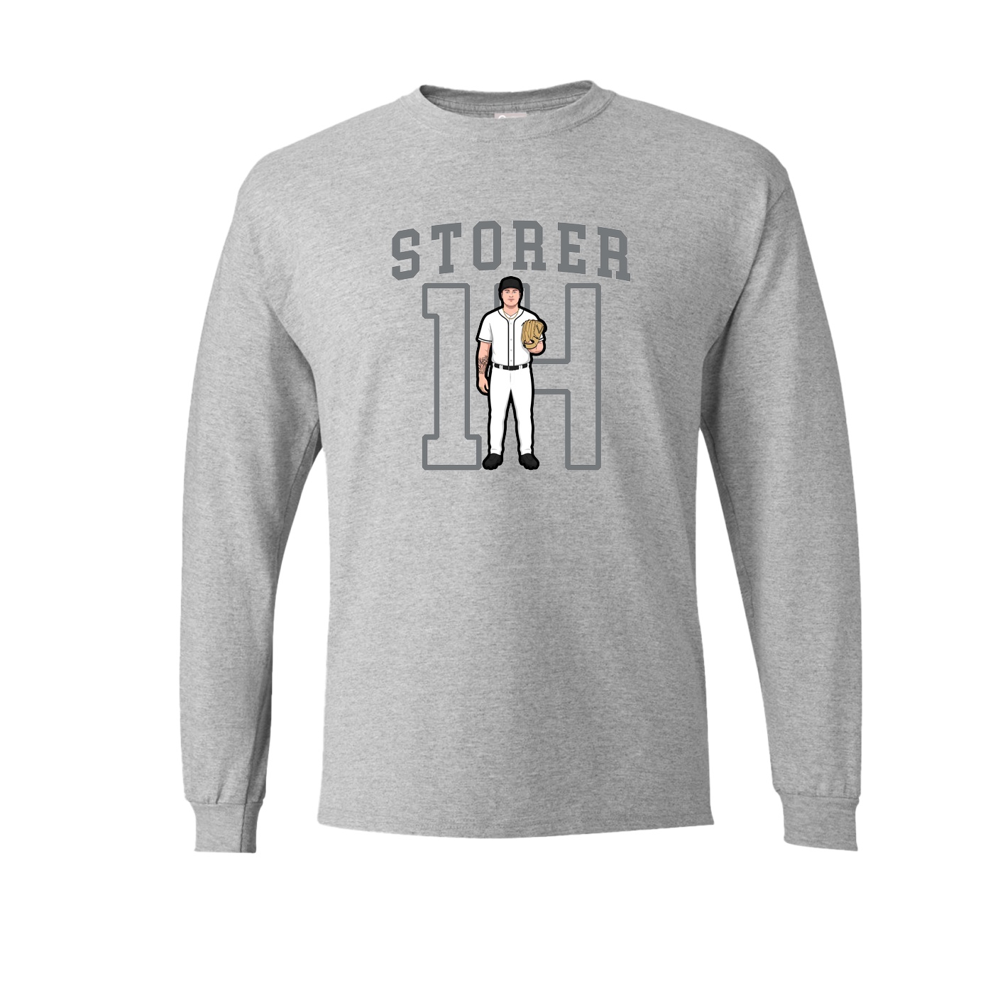 Long Sleeve Tee — Shirsey in Grey