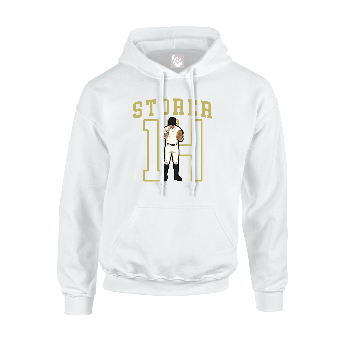 Hoodie — Shirsey in White