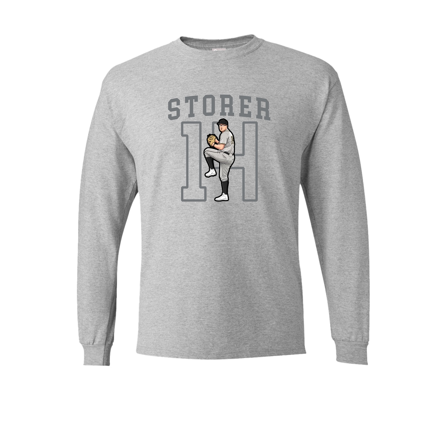 Long Sleeve Tee — Shirsey in Grey