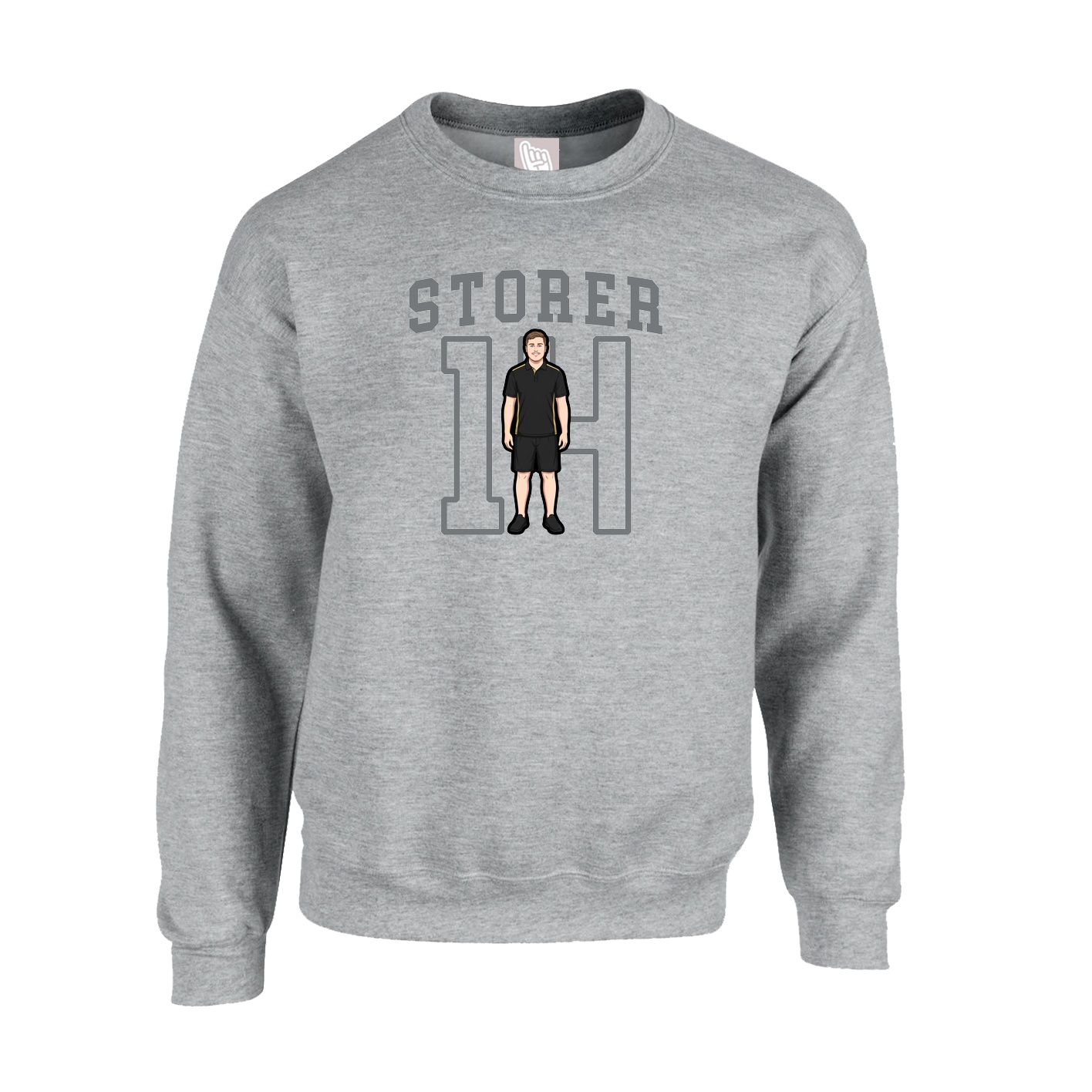 Fleece Crew — Shirsey in Grey