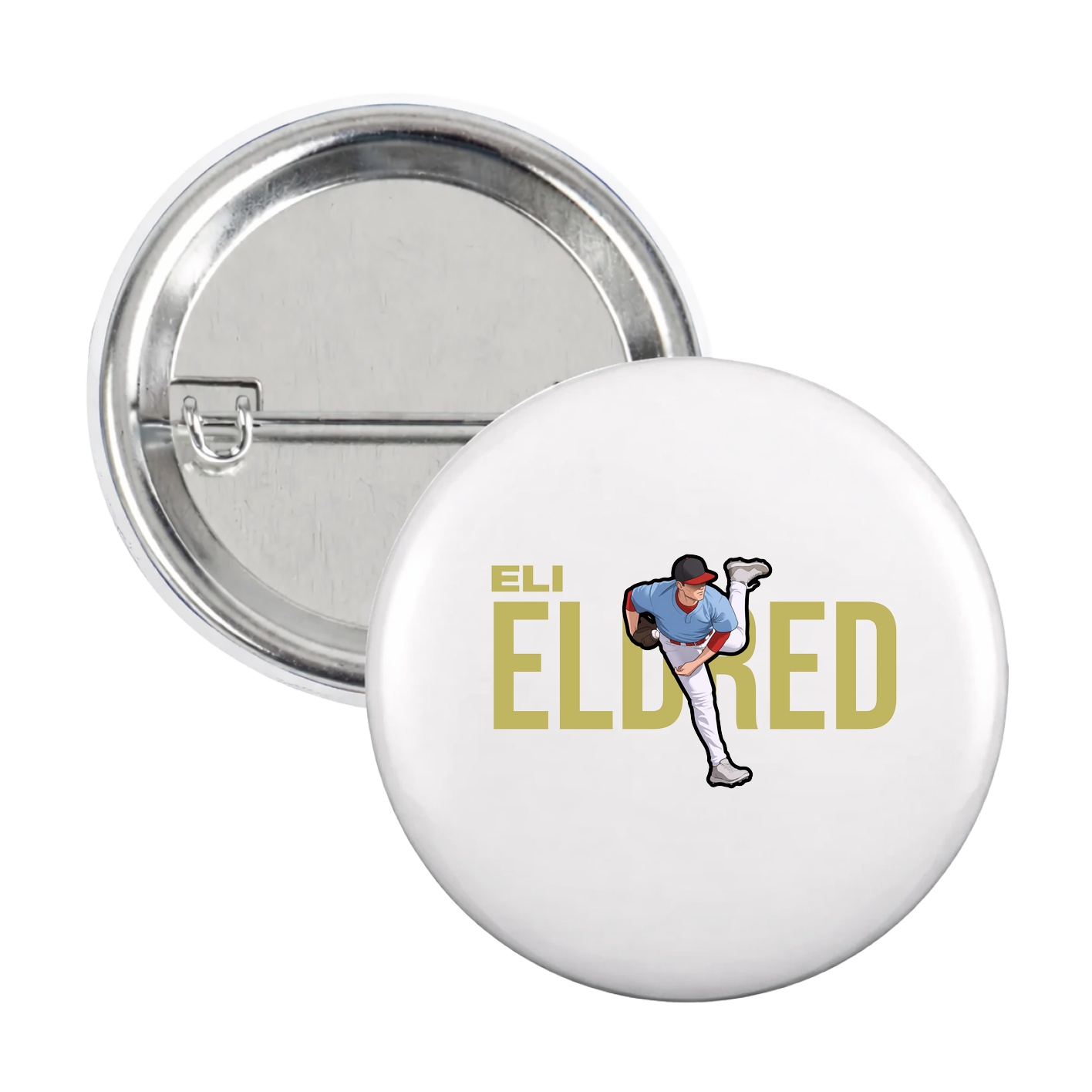 Game Day Button — Player Name in White