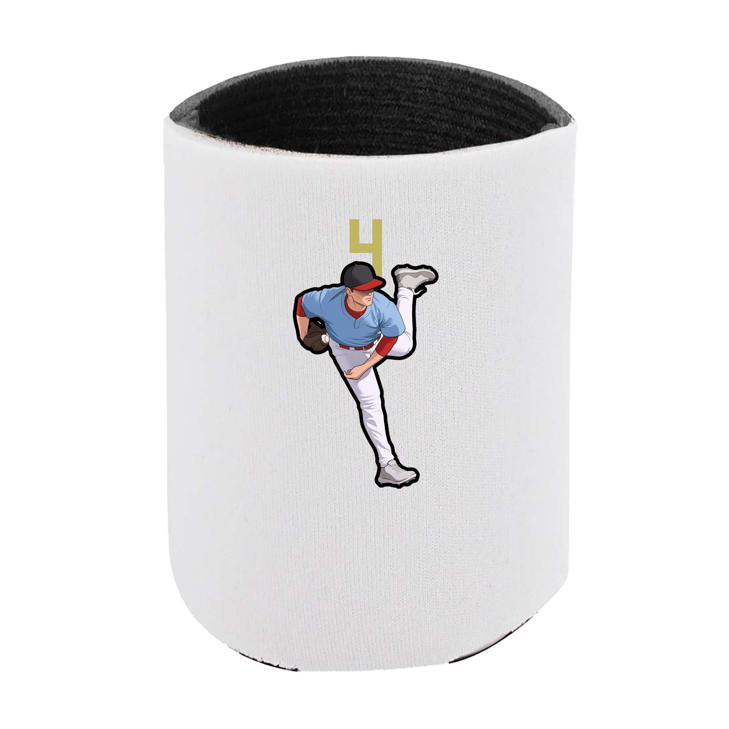 Can Holder — Number Top in White