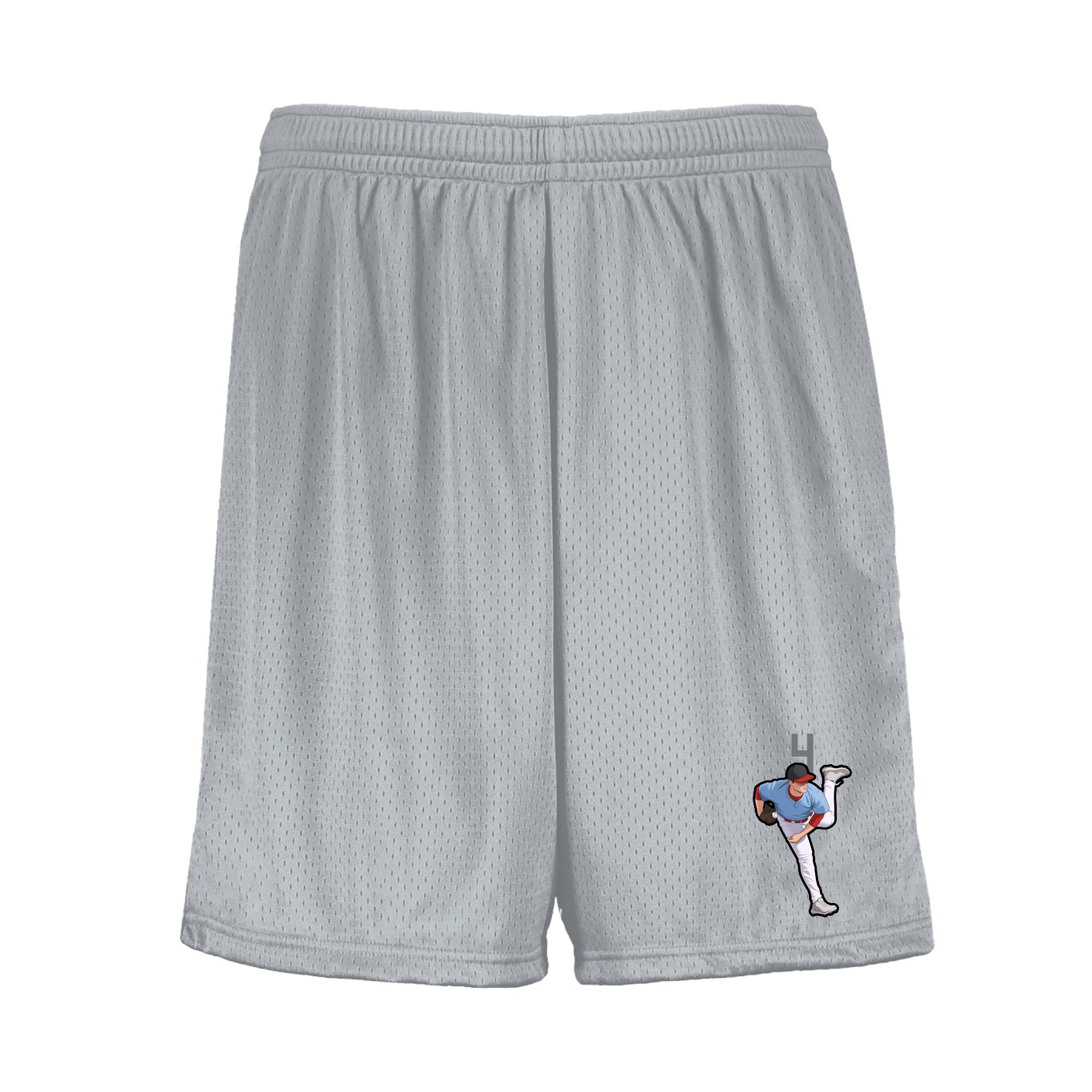 Shorts — Number Top in Silver