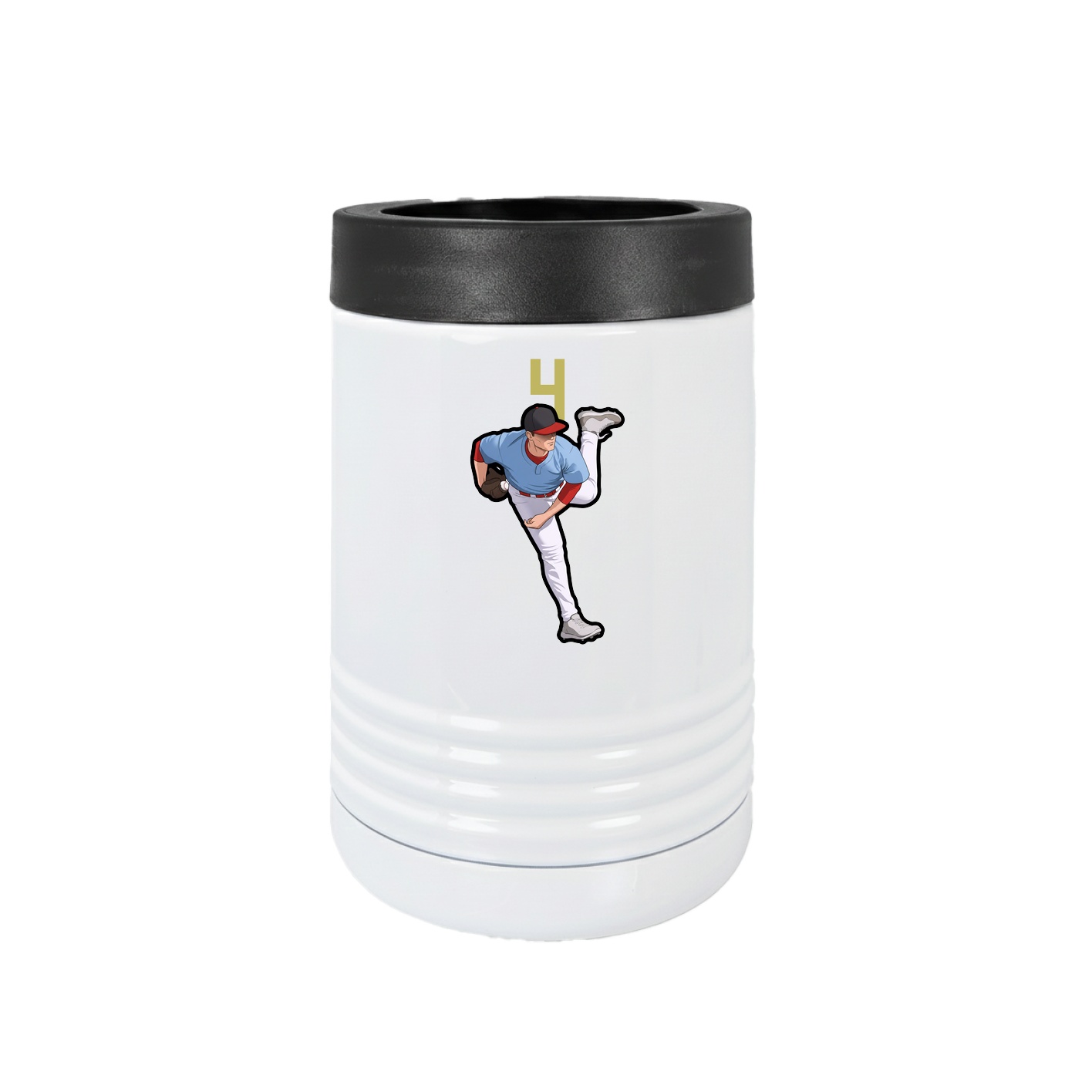 Beverage Holder — Number Top in White