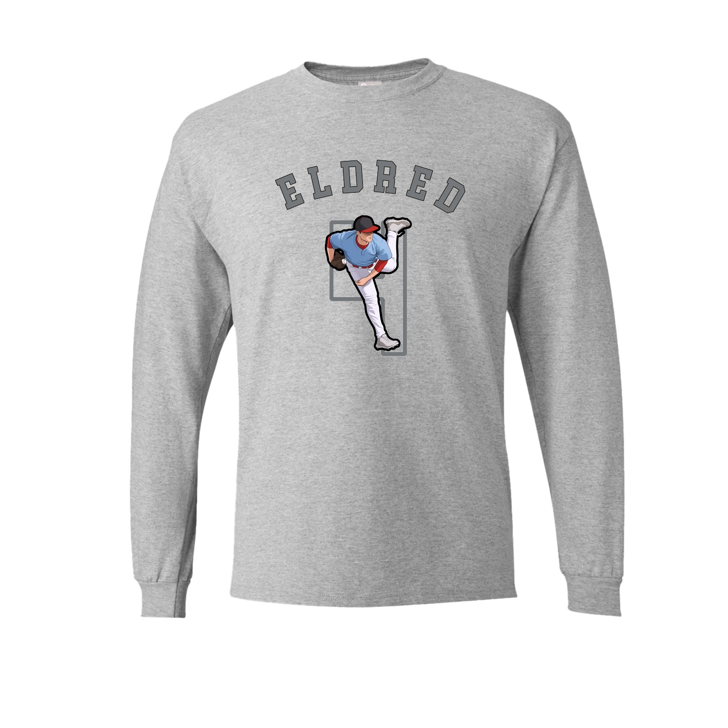 Long Sleeve Tee — Shirsey Arch in Grey