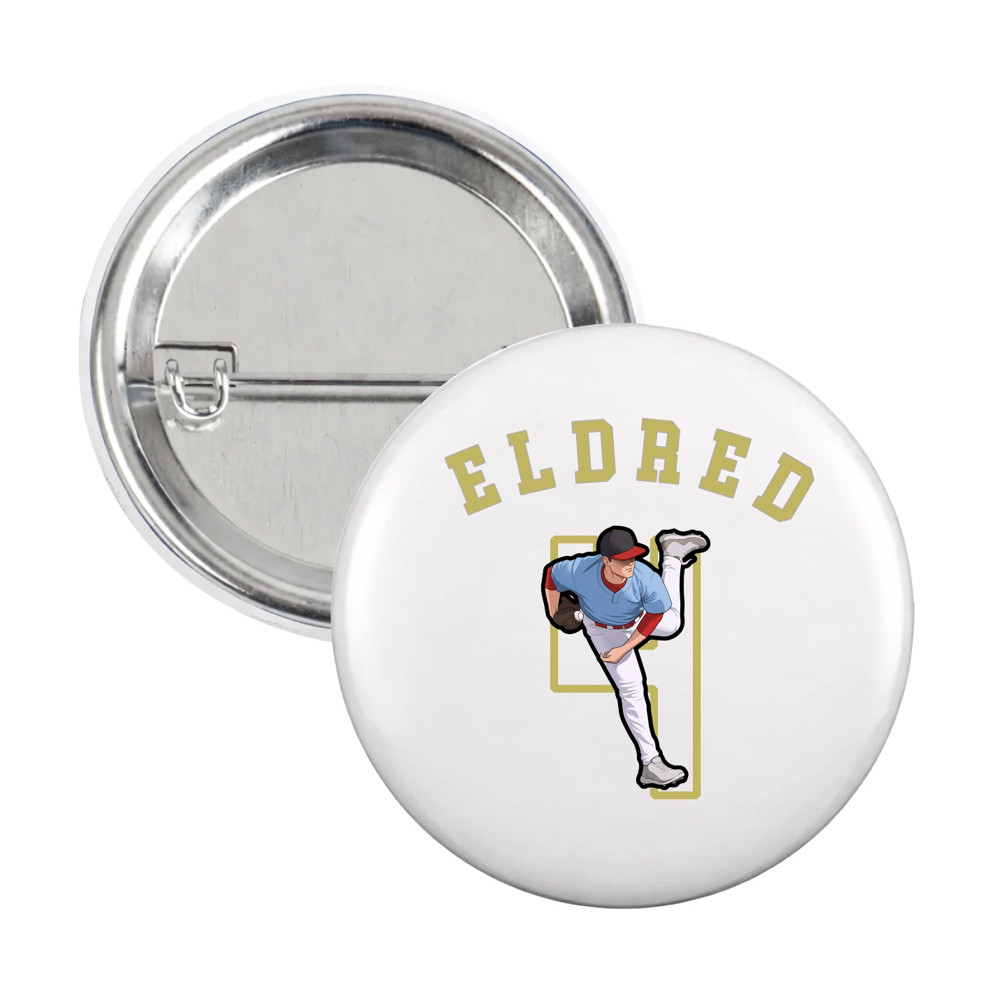 Game Day Button — Shirsey Arch in White