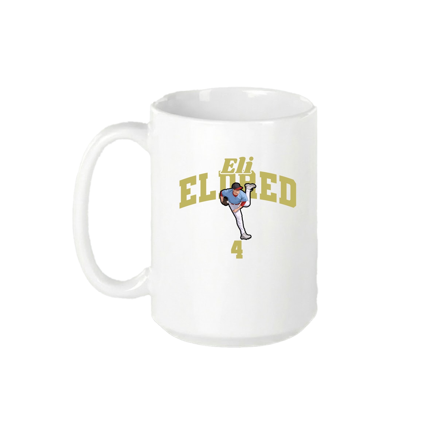15oz Coffee Mug — Signature Arch in White
