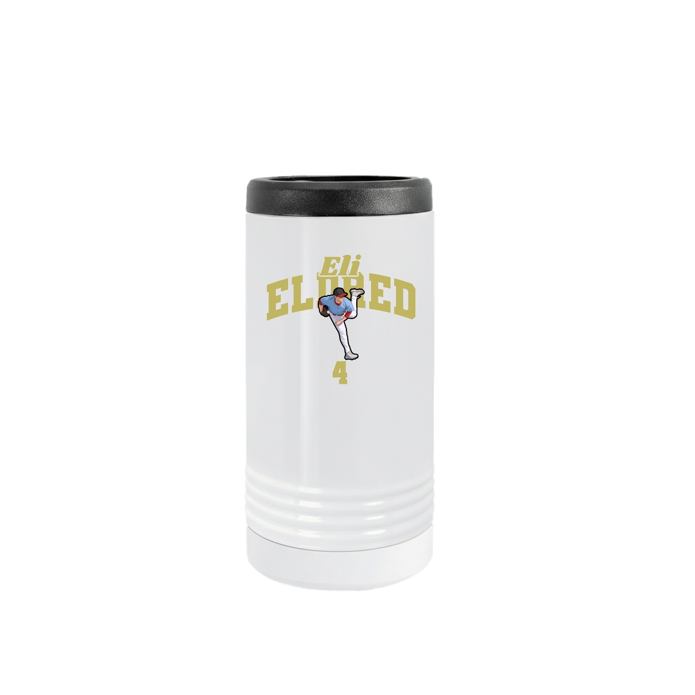 Slim Beverage Holder — Signature Arch in White