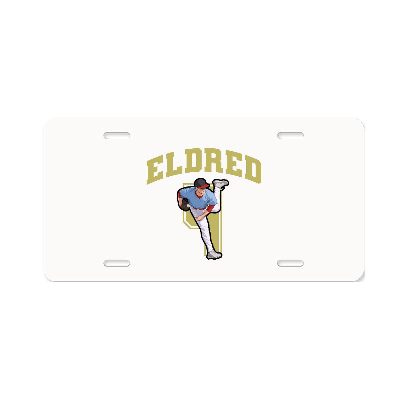 License Plate — Number in Classic