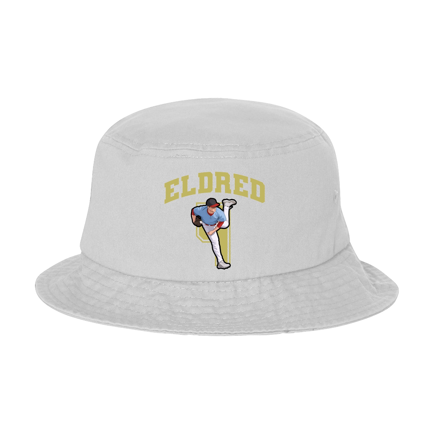 Bucket Cap — Number in White